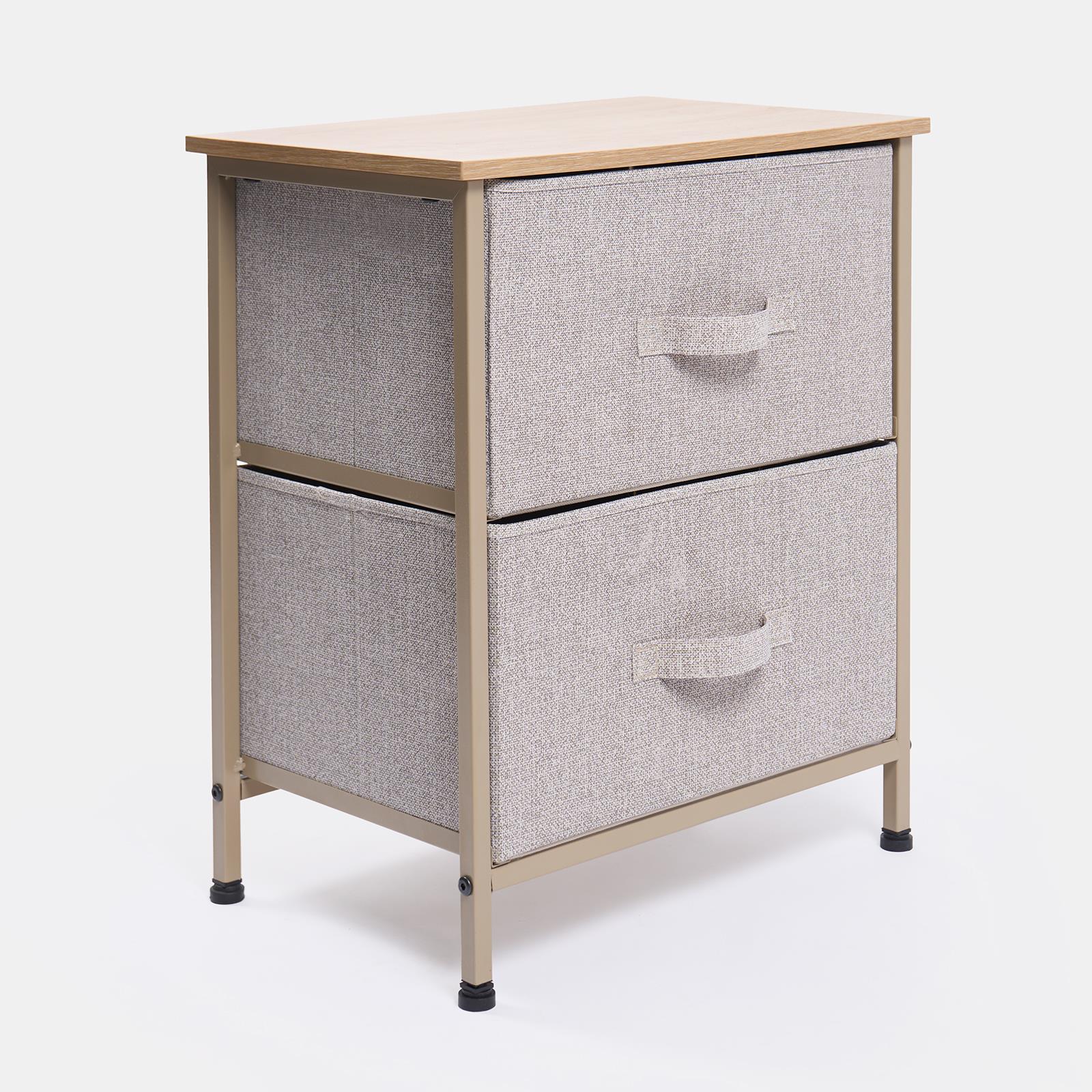Fabric Cabinet Bedside 2/3/4 Drawers Storage Unit Clothes Shoes Home Organiser - Picture 6 of 94