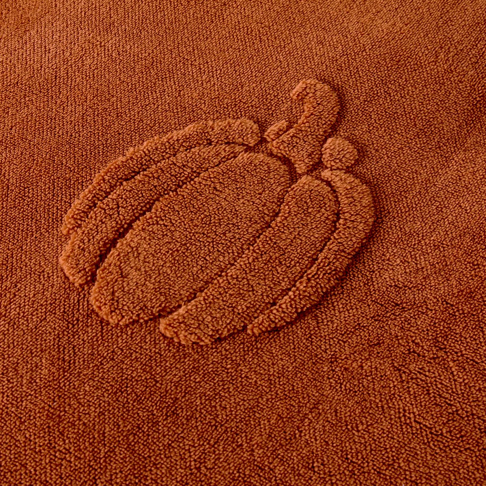 OHS Pumpkin Tufted Duvet Cover Set Halloween Autumn Teddy Fleece Bedding