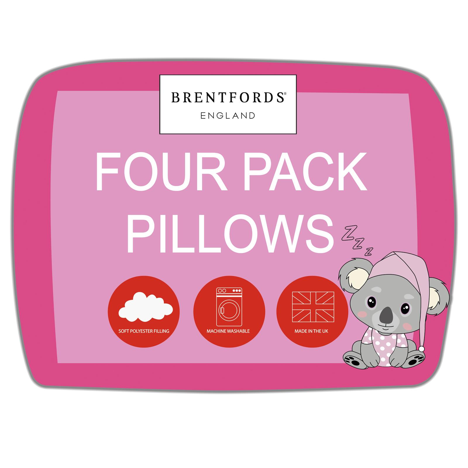 OHS Essentials Pillows Spring and Bounce 2 or 4 Pack Medium Support Pillow