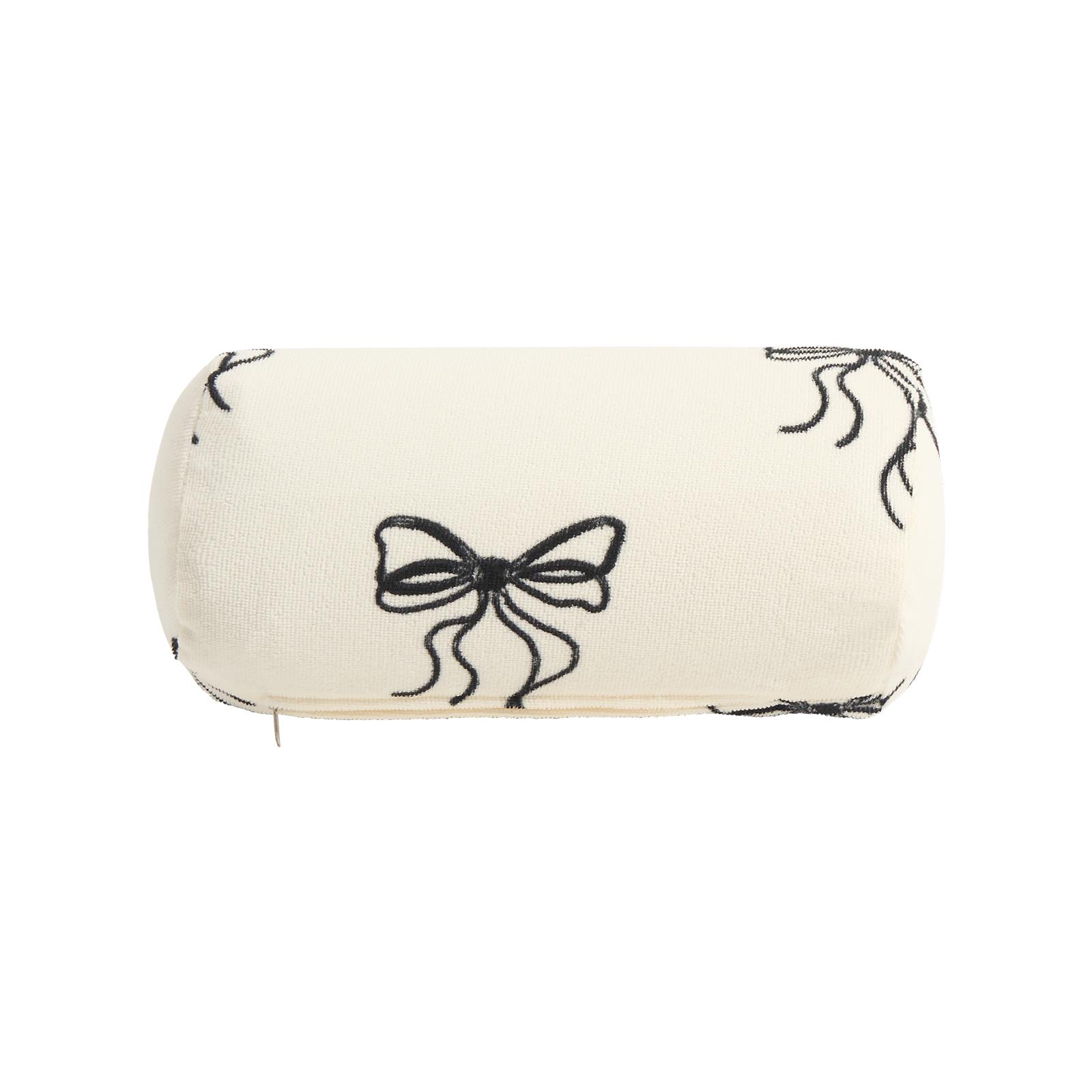 OHS Bows Beach Bolster Travel Cushion Neck Support Filled Pillow