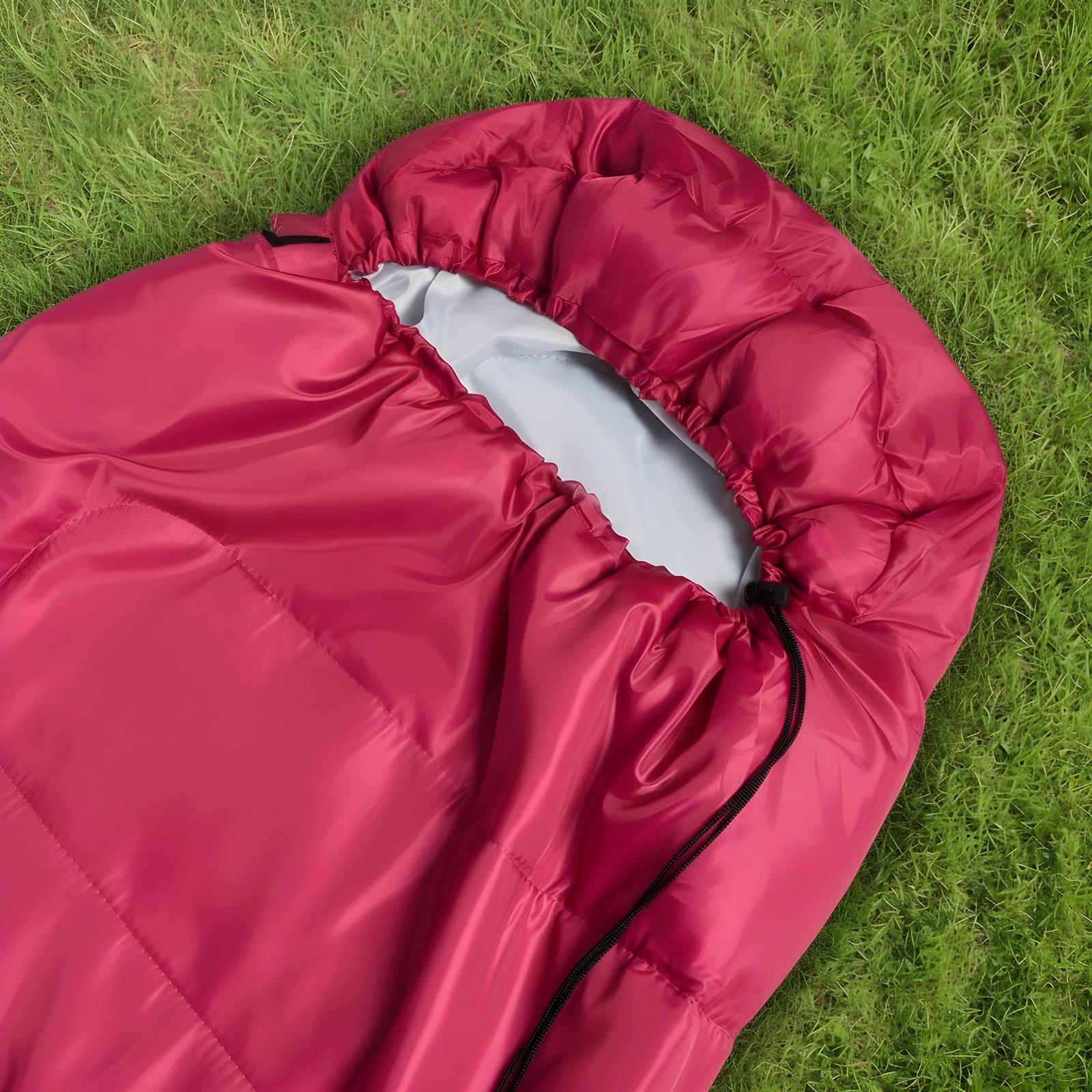 OHS Sleeping Bag 4 Season Water Resistant Camping Hiking Outdoors Warm Zip Bags