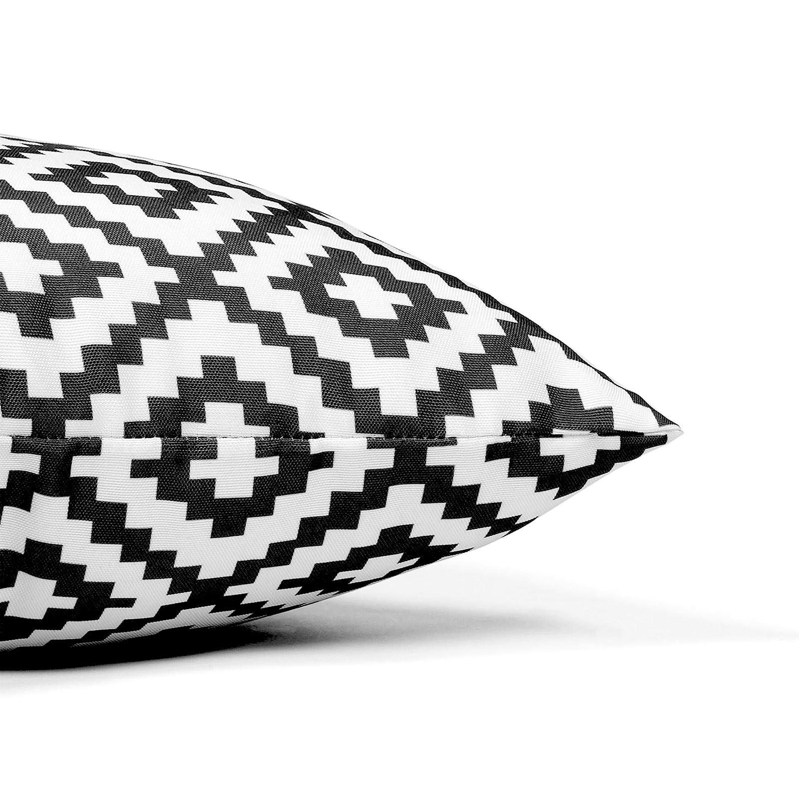 OHS Print Outdoor Cushion Covers Garden Water Resistant Filled Inserts Seat Set