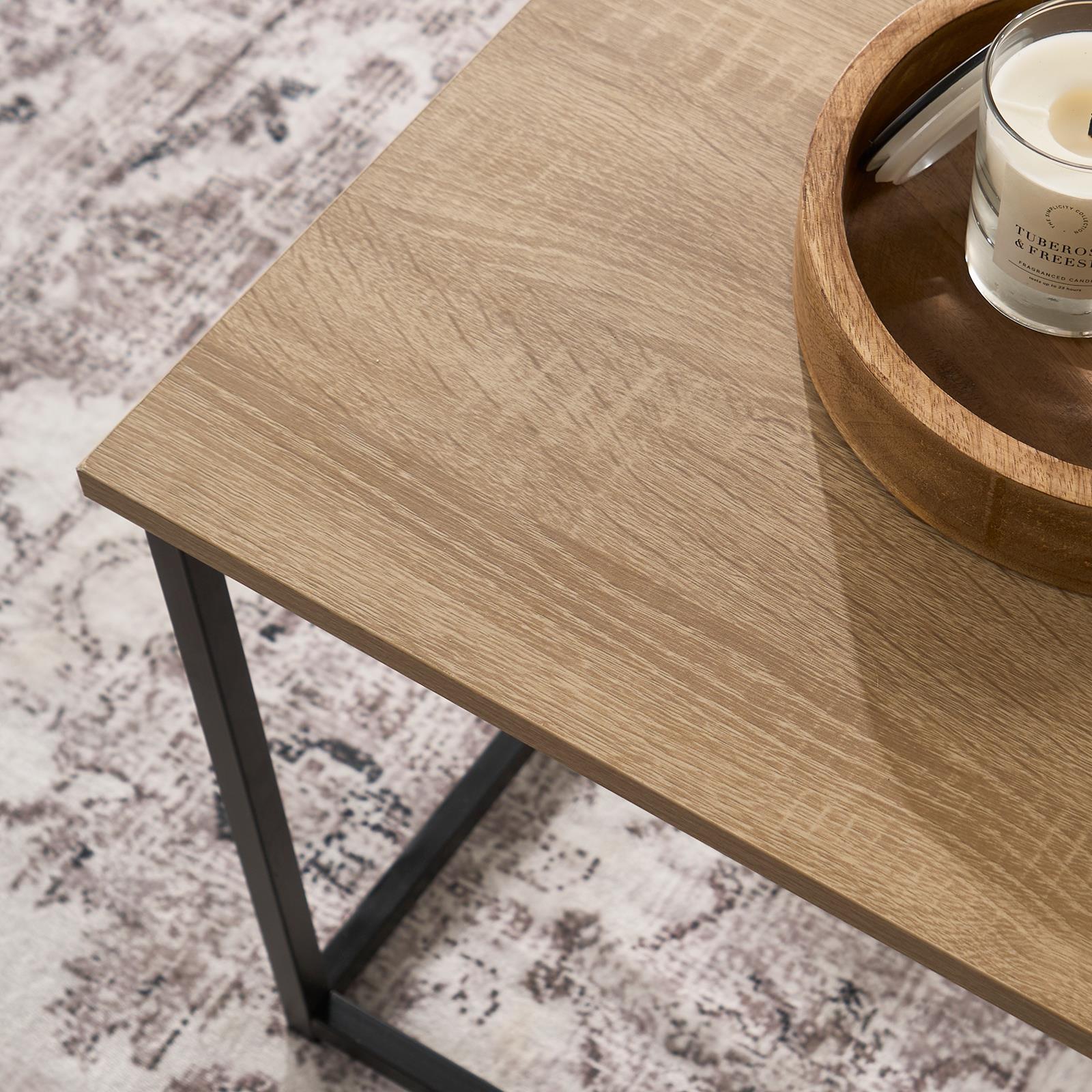 Coffee Table Marble Bedside End Living Room Modern Office Metal Frame Home Decor - Picture 18 of 28