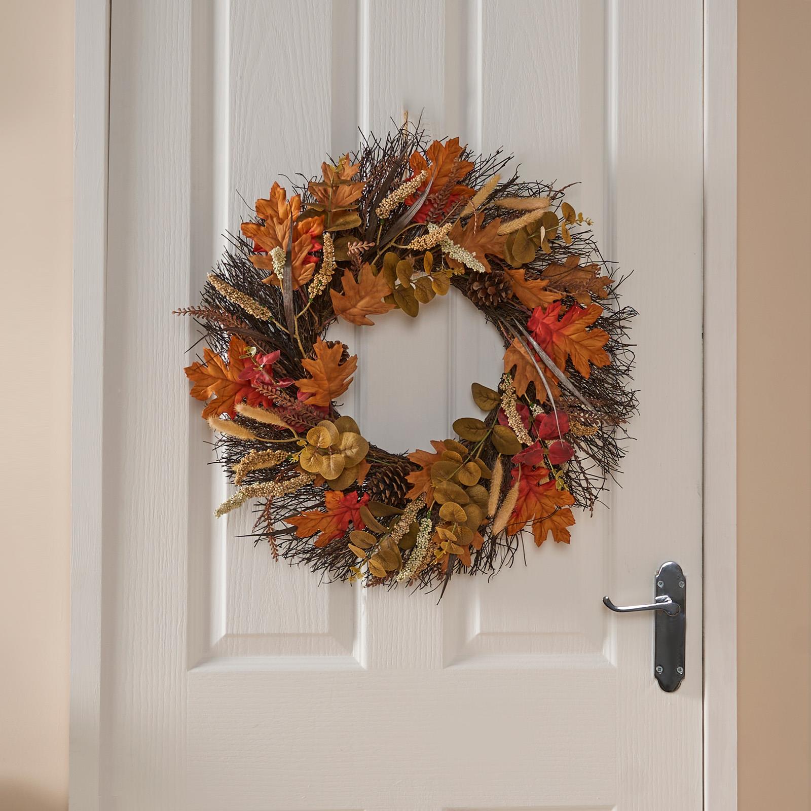 OHS Artificial Xmas Wreath Door Wall Home Party Table Decor Winter Spring