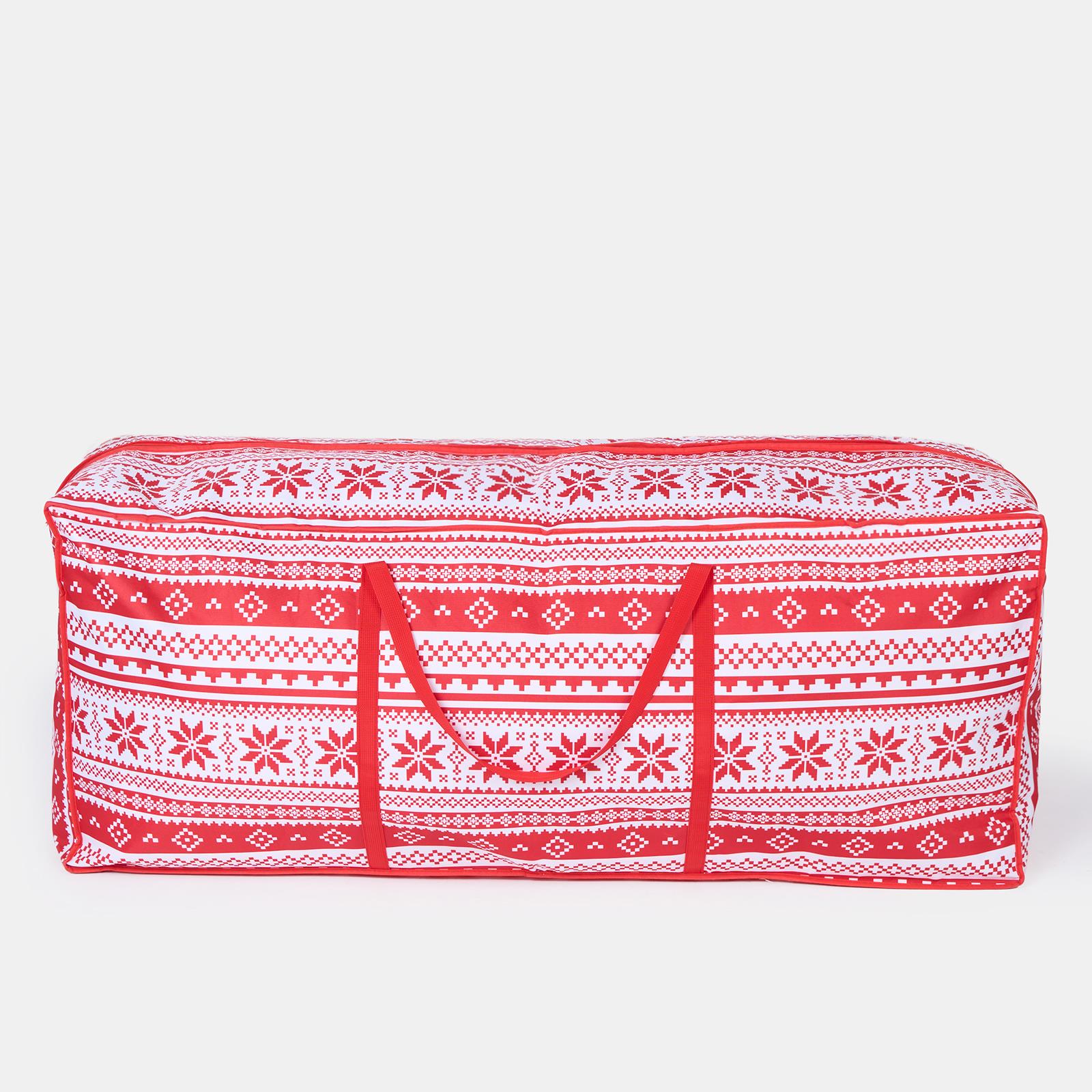 Storage Bag Christmas Tree Bauble Decorations Organiser Nordic Xmas Gift Wrap