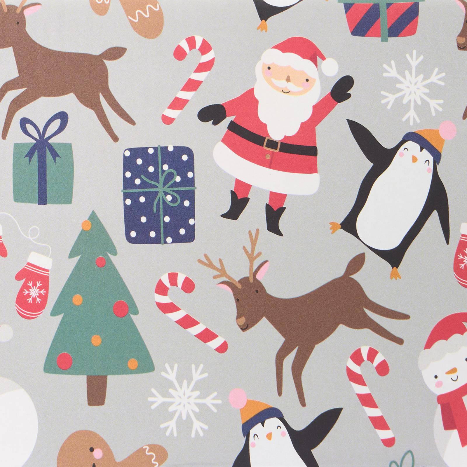 OHS Christmas Eve Box Reusable Xmas Festive Gift Paper Packaging Present Wrap
