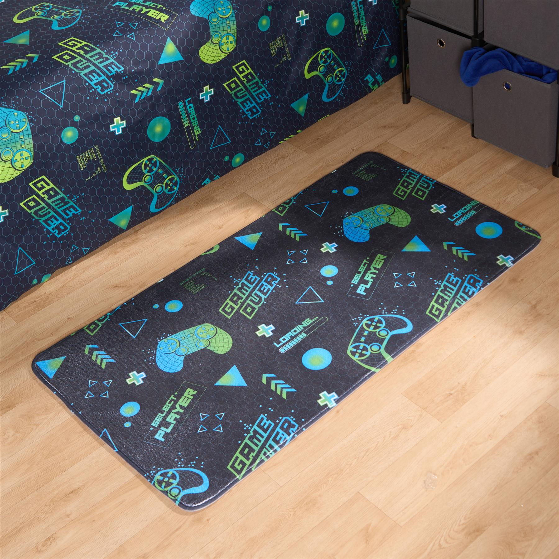 Kids Rug Supersoft Washable Gaming Rugs Bedroom Living Room Non Slip Carpet Mat