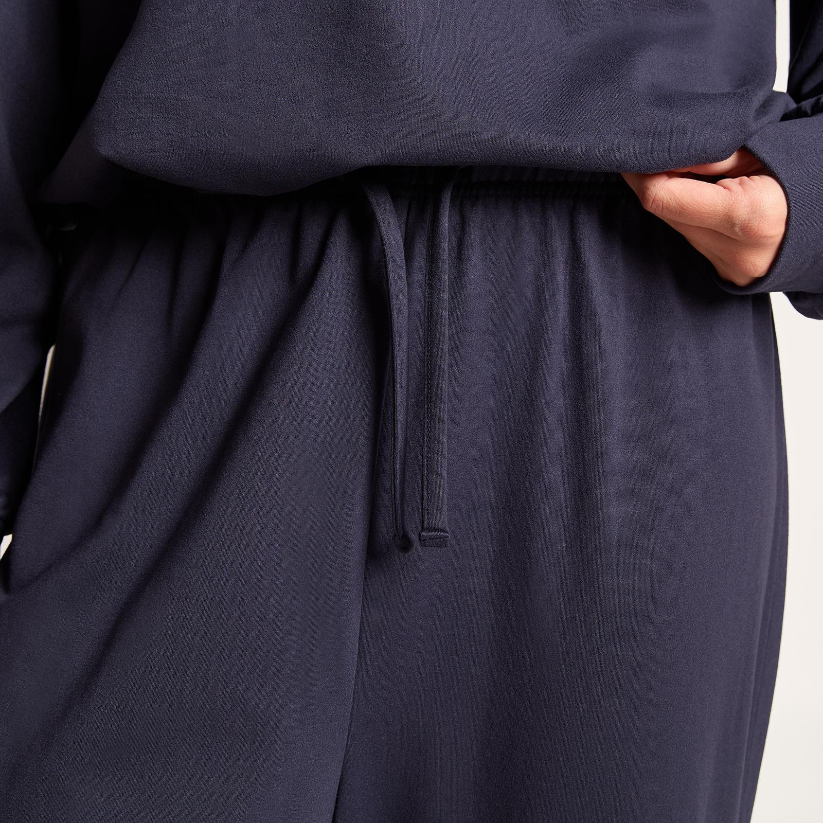 OHS Bubble Hem Co-Ord Set Hoodie Drawstring Relaxed Joggers Tracksuit Loungewear
