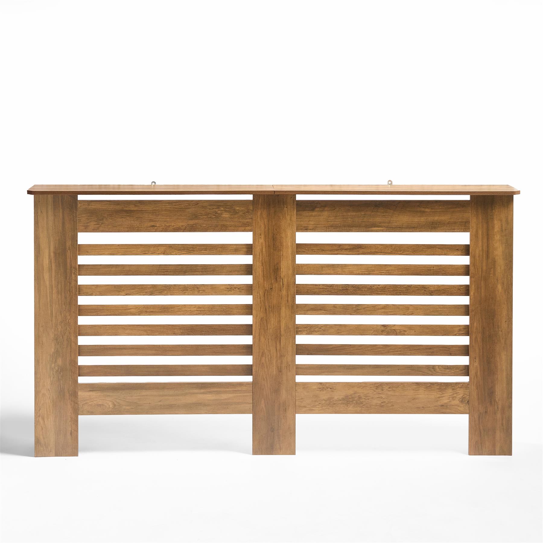 OHS Wood Radiator Cover MDF Side Board S M L Cabinet Shelf Hallway Furniture