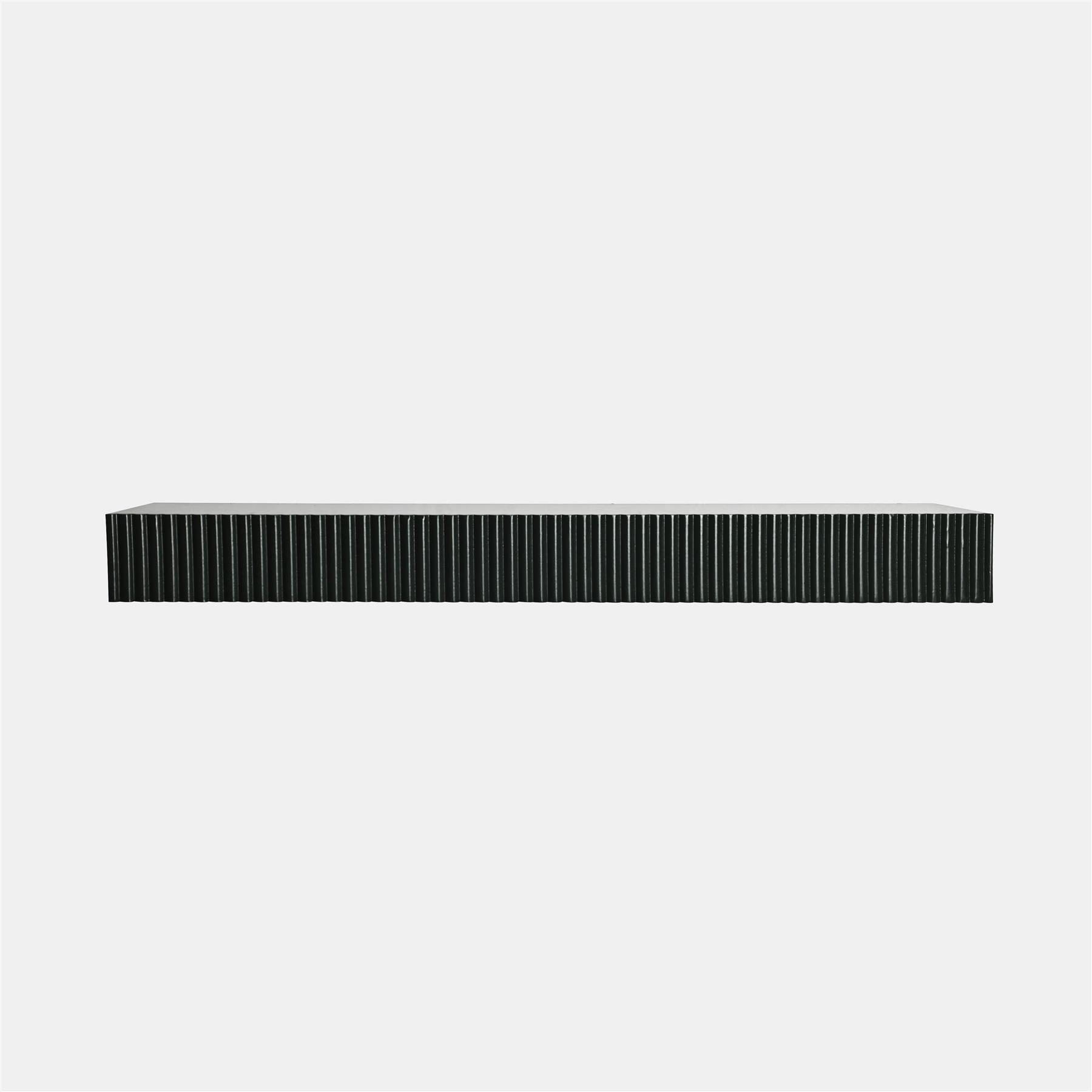OHS Ribbed Floating Shelf Wall Storage Organiser Home Living Room Decor
