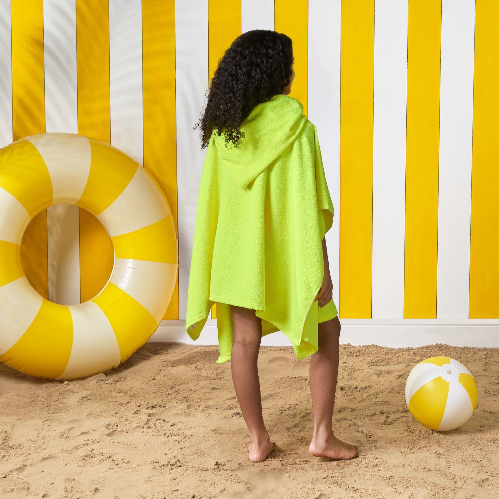 Brentfords Poncho Towel Childrens Absorbent Hood Quick Drying Beach Travel Robe - Picture 22 of 30