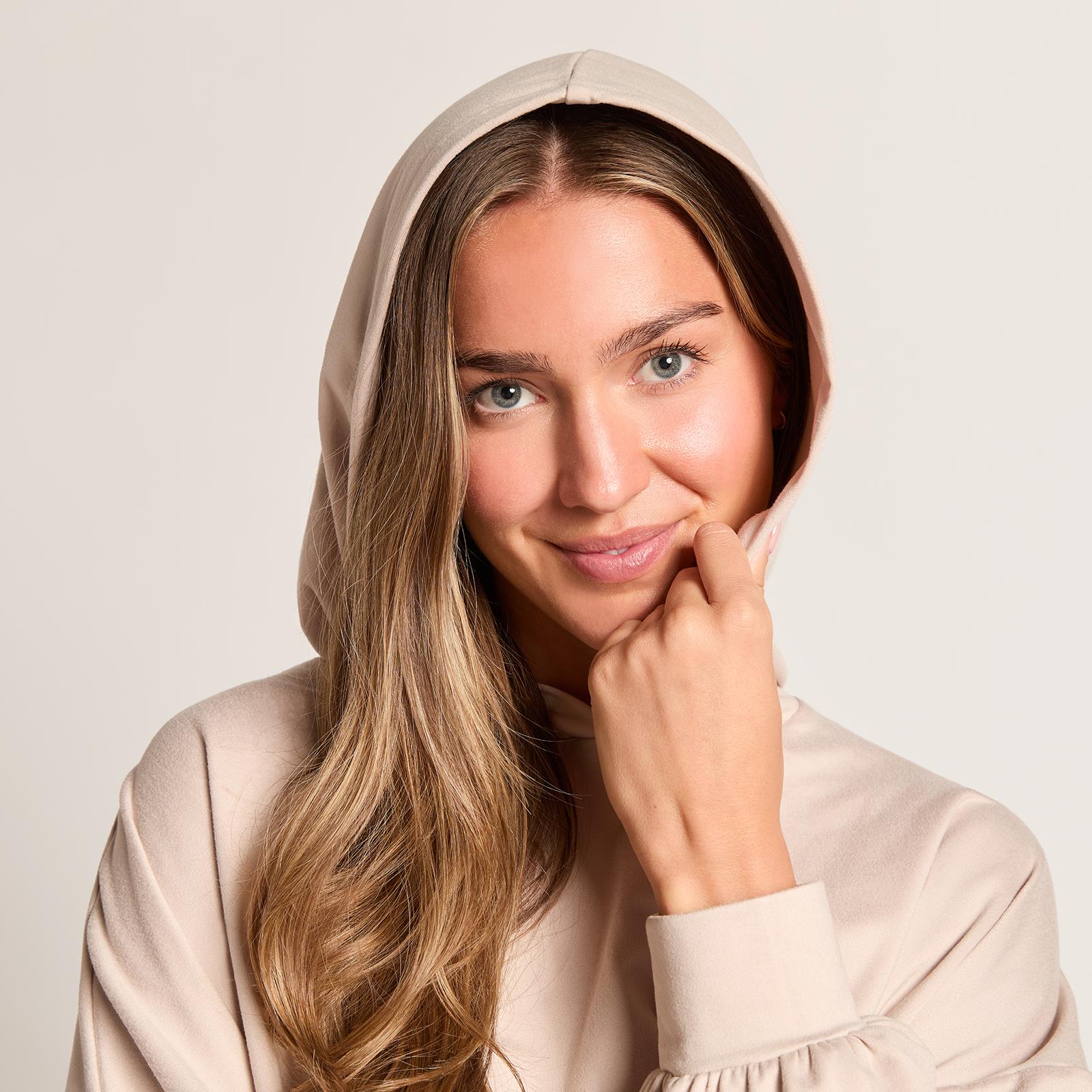 OHS Bubble Hem Co-Ord Set Hoodie Drawstring Relaxed Joggers Tracksuit Loungewear