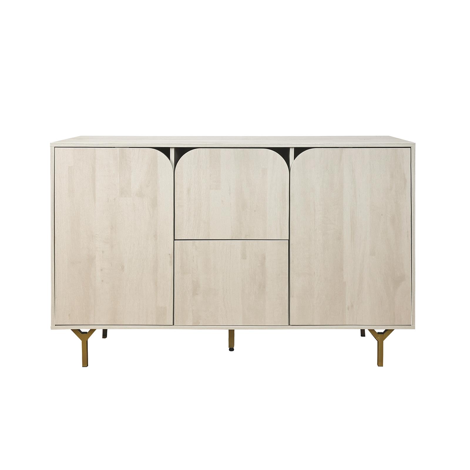 OHS Curved Look Sideboard Display Unit Buffet Cabinet Sideboard Cupboard Storage