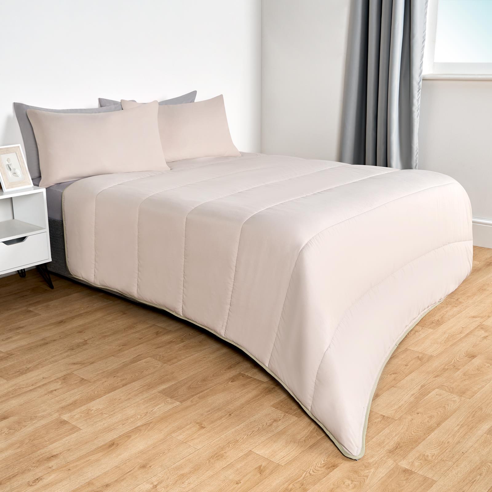 OHS Coverless 10.5 TOG Soft Duvet Pillowcase Quilted Bedding Set Single Double - Picture 93 of 107