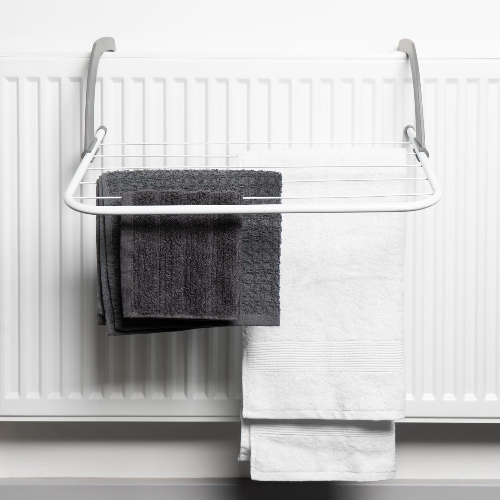 Over Radiator Clothes Airer Foldable Clothes Towel Rail Holder Rack Dryer Hanger