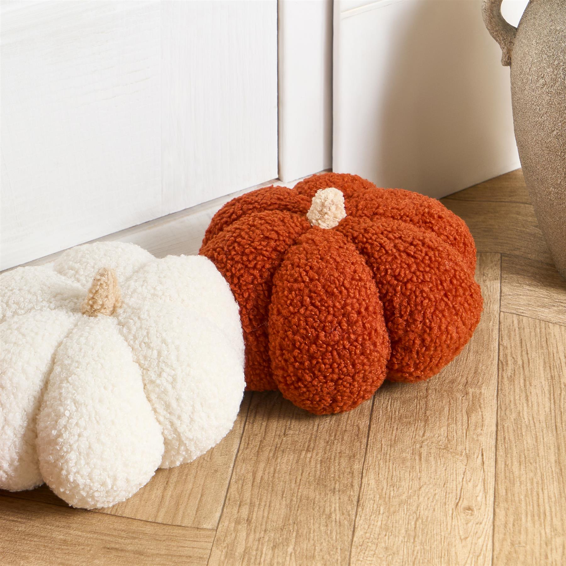 OHS Pumpkin Draught Excluder Draft Insulation Wind Blocker Door Stopper Decor