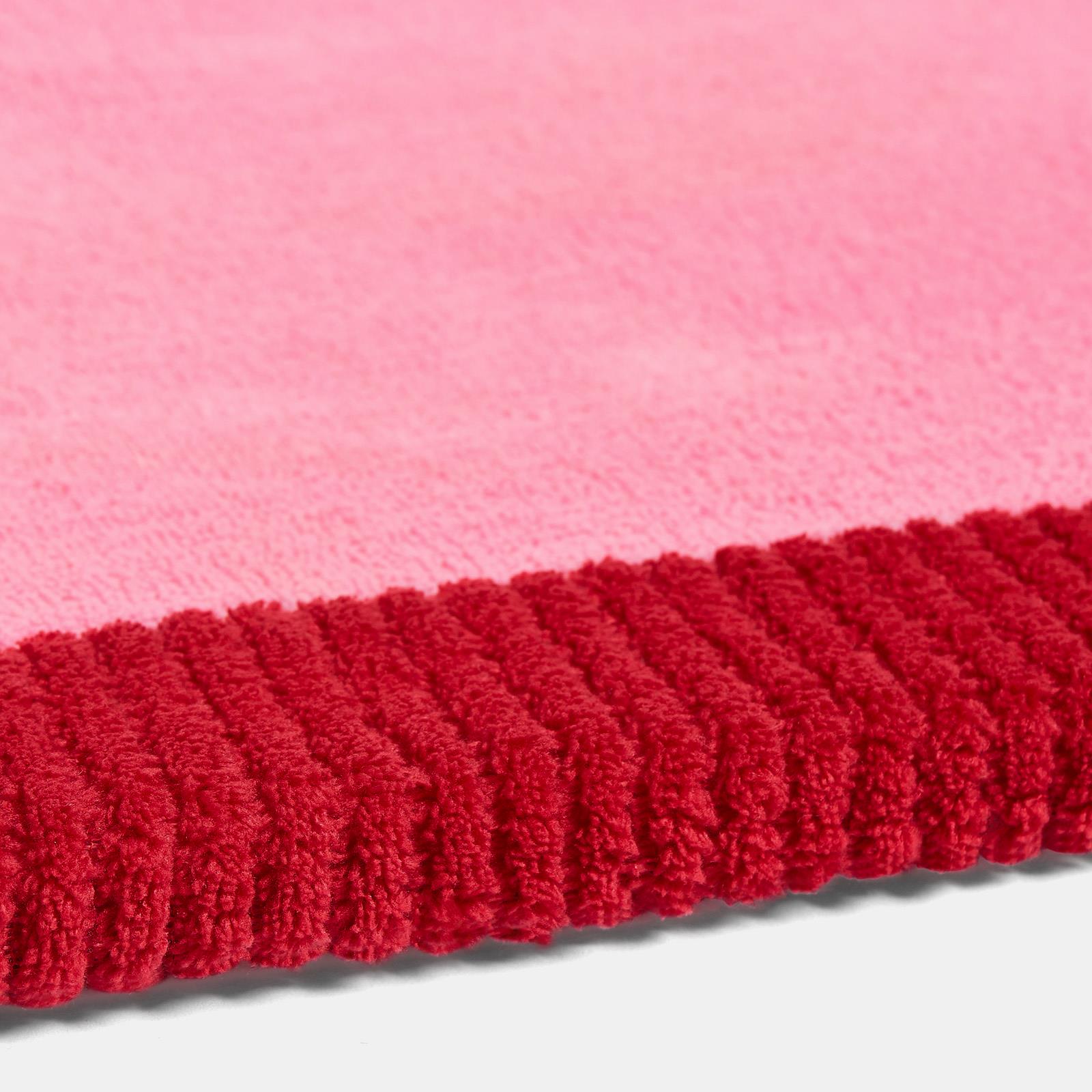 OHS Contrast Border Rug Non Slip Tufted Hallway Runner Floor Carpet
