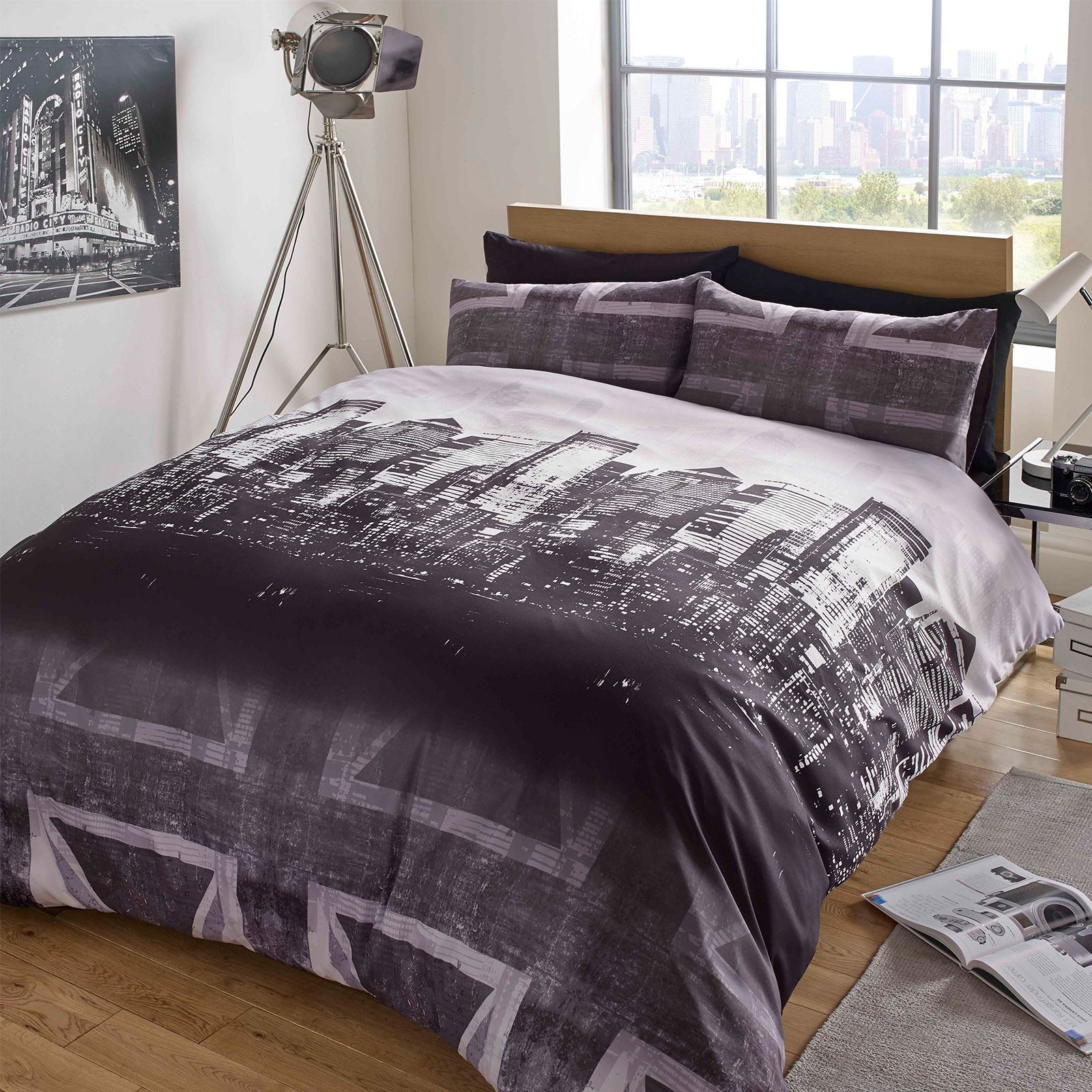 Dreamscene Duvet Cover with Pillowcase Polycotton Bedding Set Single Double King