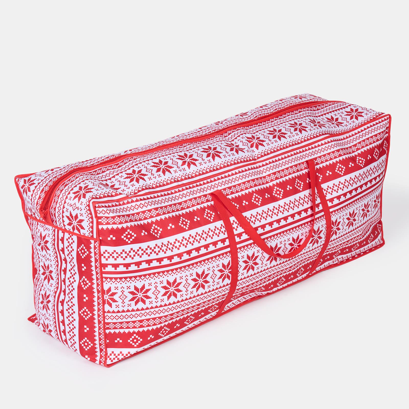 Storage Bag Christmas Tree Bauble Decorations Organiser Nordic Xmas Gift Wrap