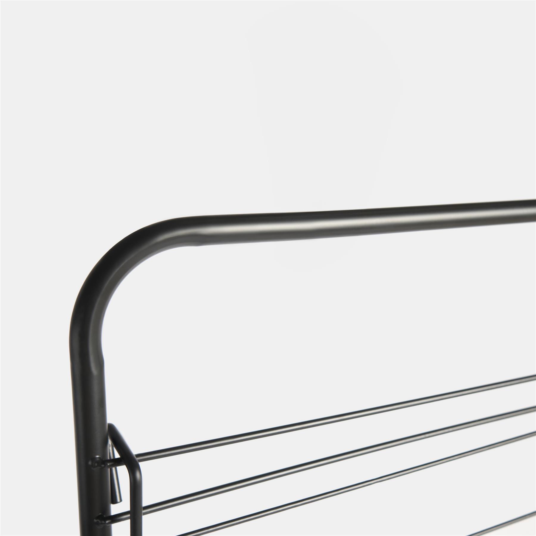 Over The Door Tiered Foldable Drying Rack Towel Storage Organiser Rail Hanger