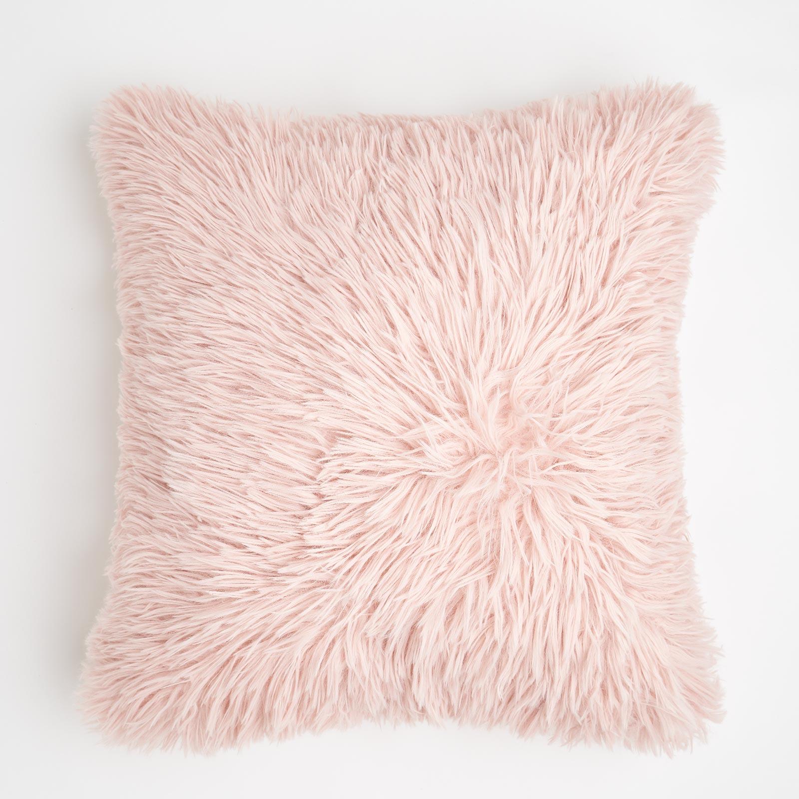 Sienna Faux Mongolian Fur Set of 4 x Cushion Covers Soft Fluffy Mohair 18" x 18 - Picture 6 of 26