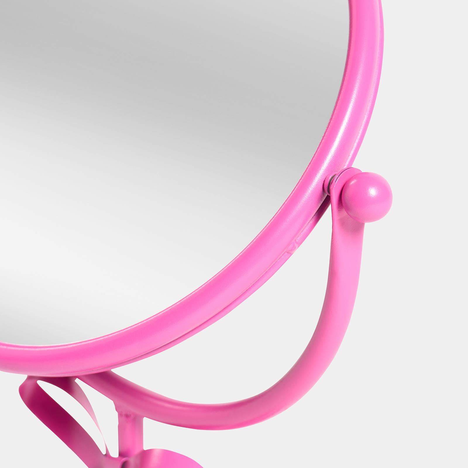 OHS Bow Swing Mirror Countertop Free Standing Pedestal Vanity Mirrors