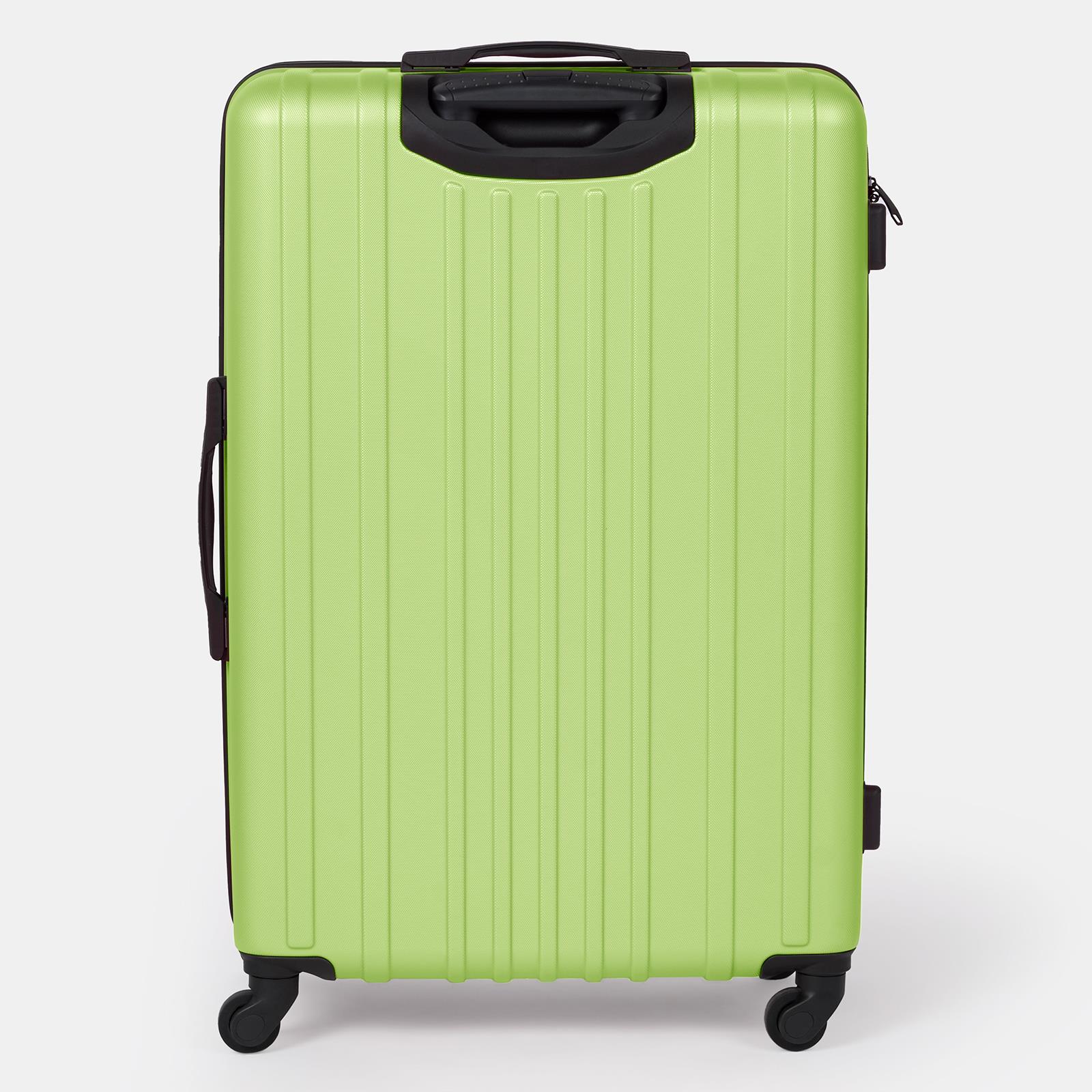 OHS Hard Shell Suitcase Luggage Set Travel ABS 4 Wheels Trolley Cabin Carry-On