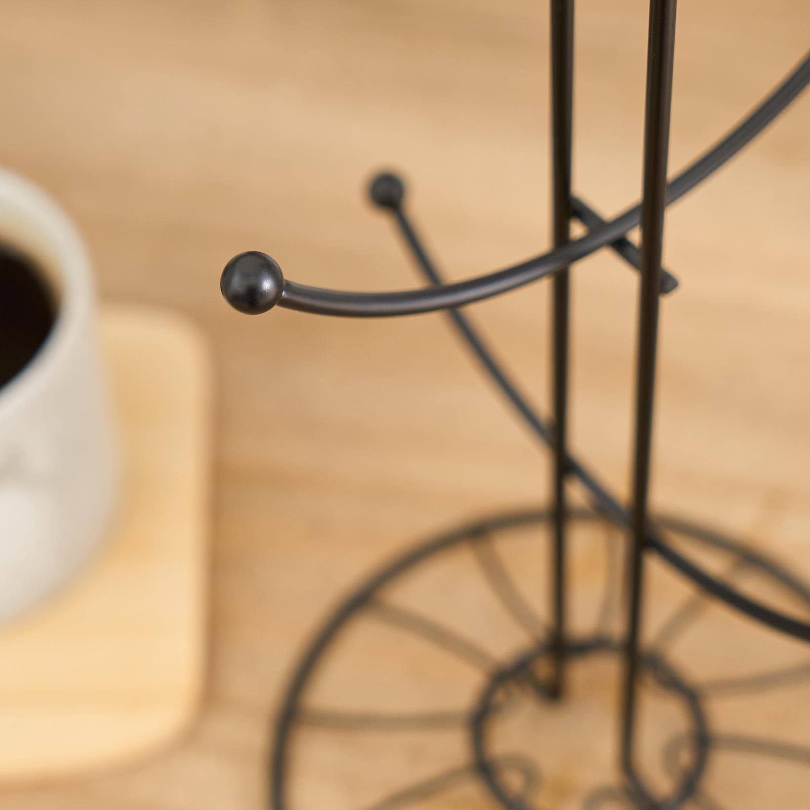 OHS Metal Mug Tree Countertop Wire Cup Holder Hanger Rack Non Slip Organiser