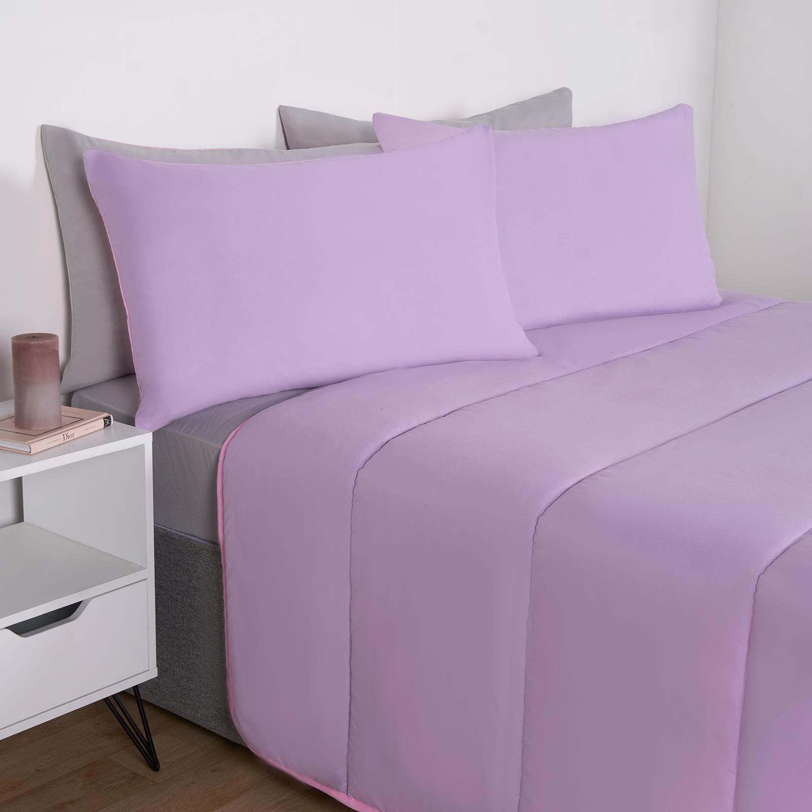 OHS Coverless 10.5 TOG Soft Duvet Pillowcase Quilted Bedding Set Single Double - Picture 88 of 107