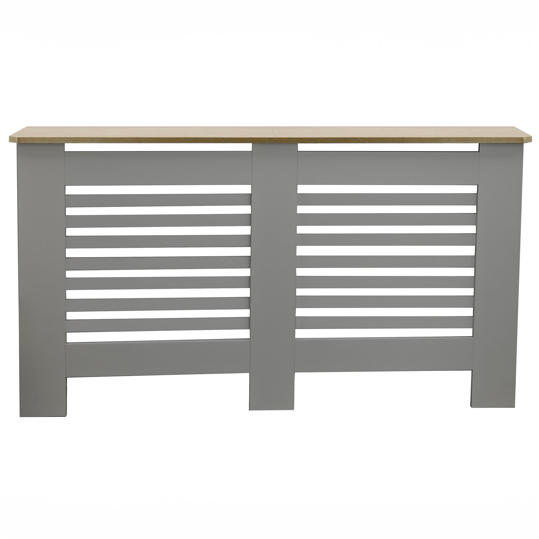 Wooden Radiator Cover Side Board S M L Cabinet Shelf Modern Hallway Furniture - Picture 47 of 55