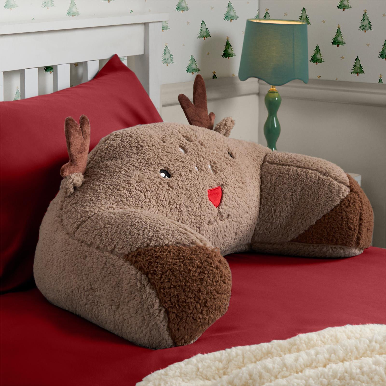 OHS Kids Gaming Cushion Bed Reading Pillow Soft Support with Arms Lumbar Chair