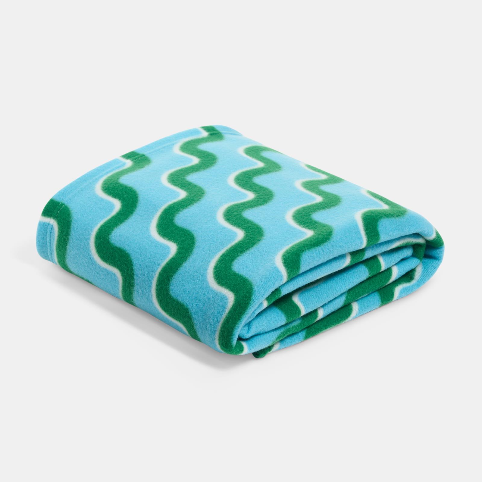 OHS Swirl Print Throw Soft Blanket Polar Fleece Lightweight Bedspread