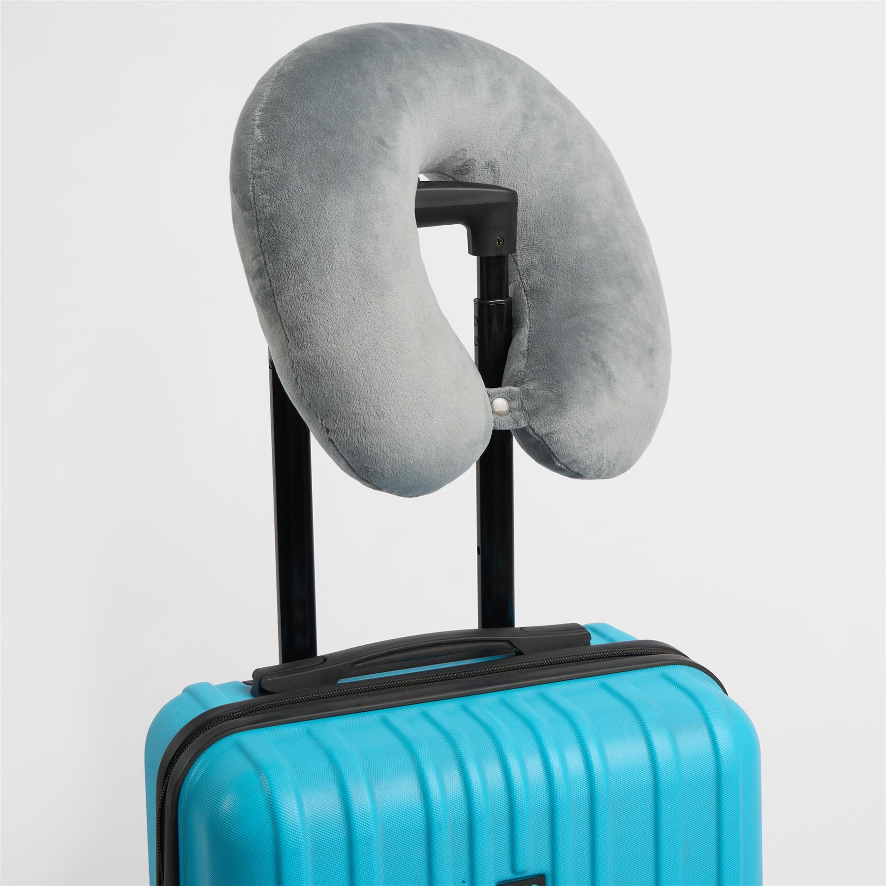 Neck Pillow Travel Support U Shape Soft Head Rest Car Plane Filled Plump Cushion - Picture 7 of 36