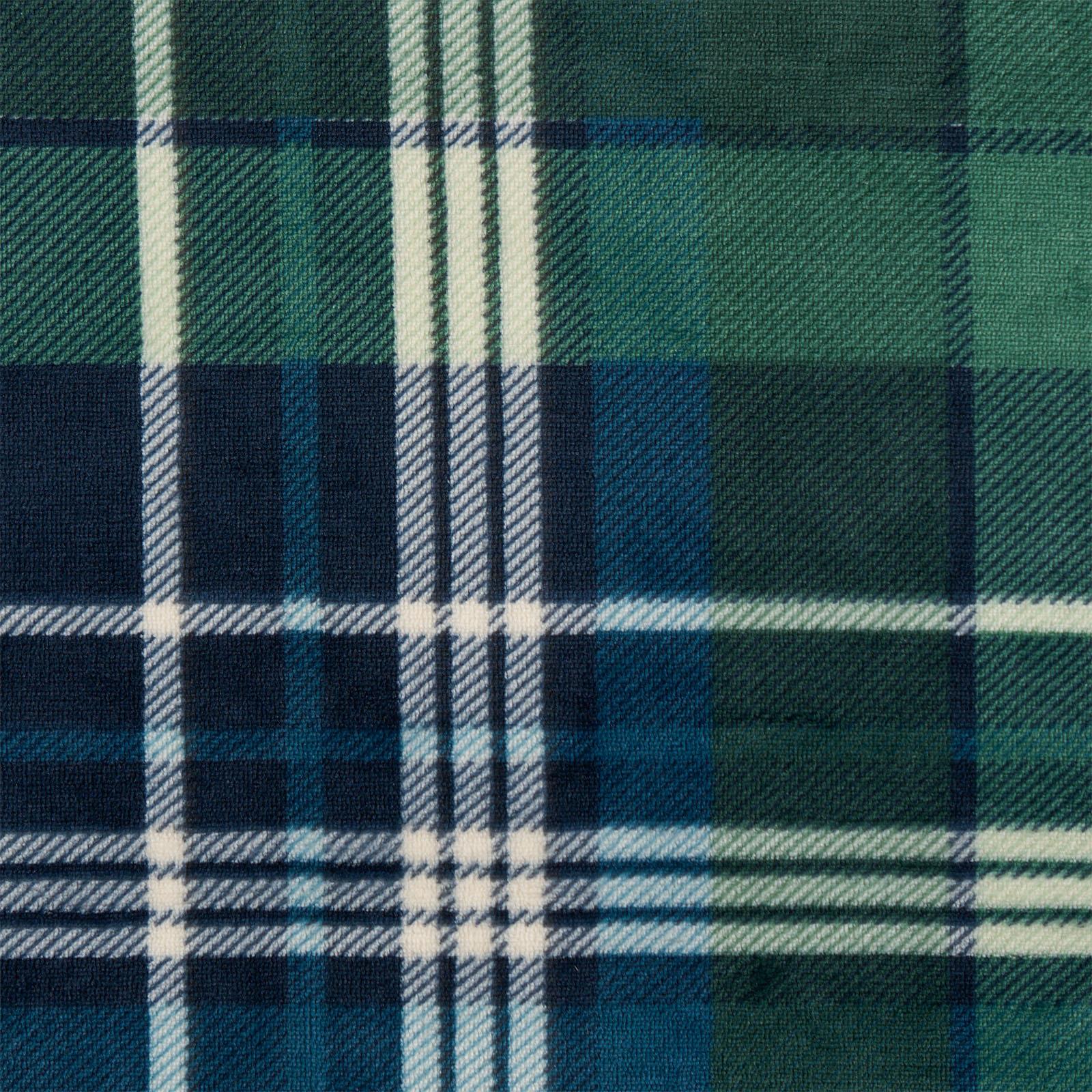 OHS Tartan Throw Sherpa Fleece Plush Flannel Blanket Warm Xmas Soft Bedspread
