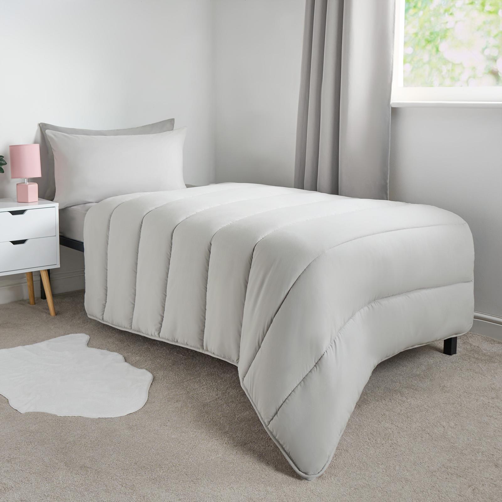 OHS Coverless 10.5 TOG Soft Duvet Pillowcase Quilted Bedding Set Single Double - Picture 21 of 107