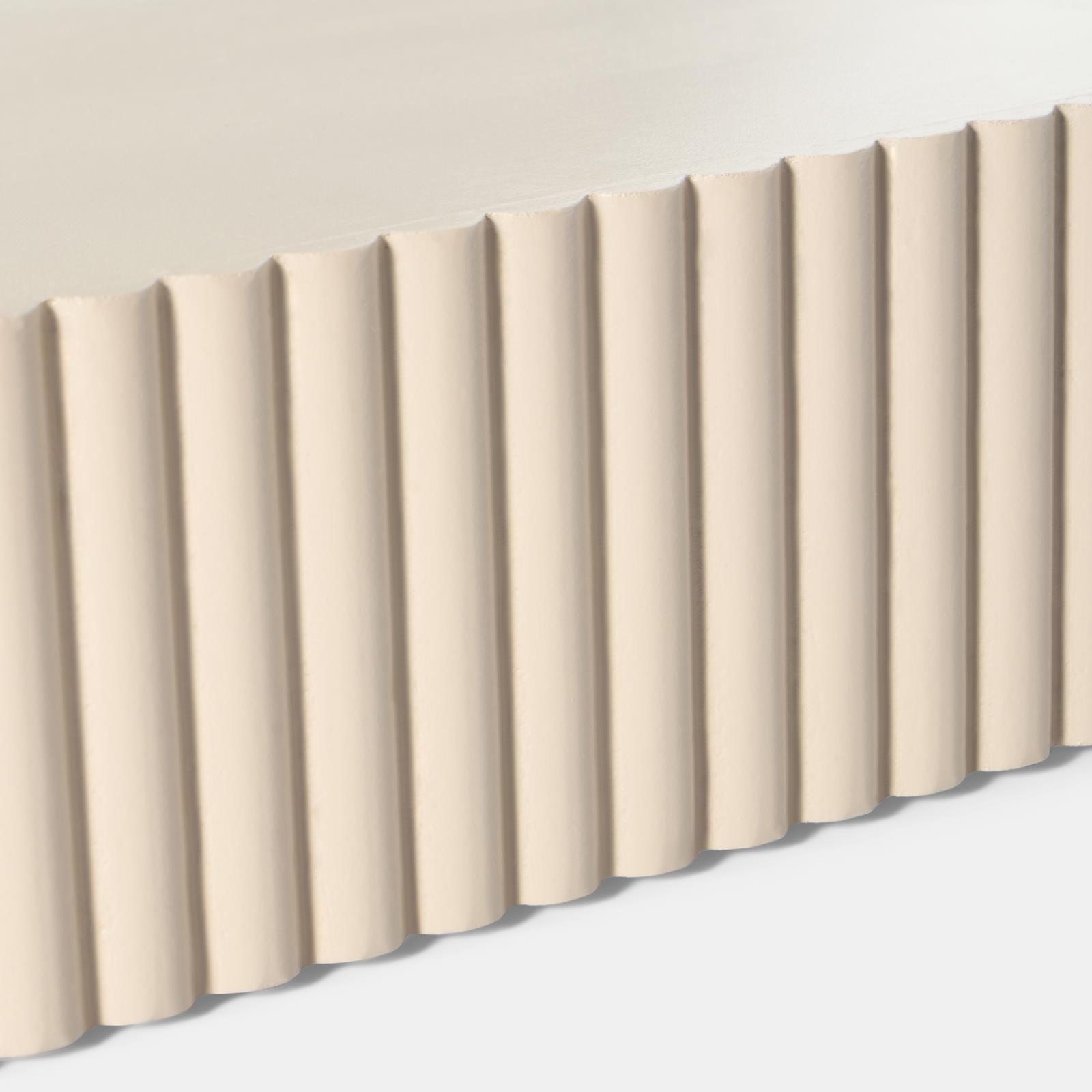 OHS Ribbed Floating Shelf Wall Storage Organiser Home Living Room Decor