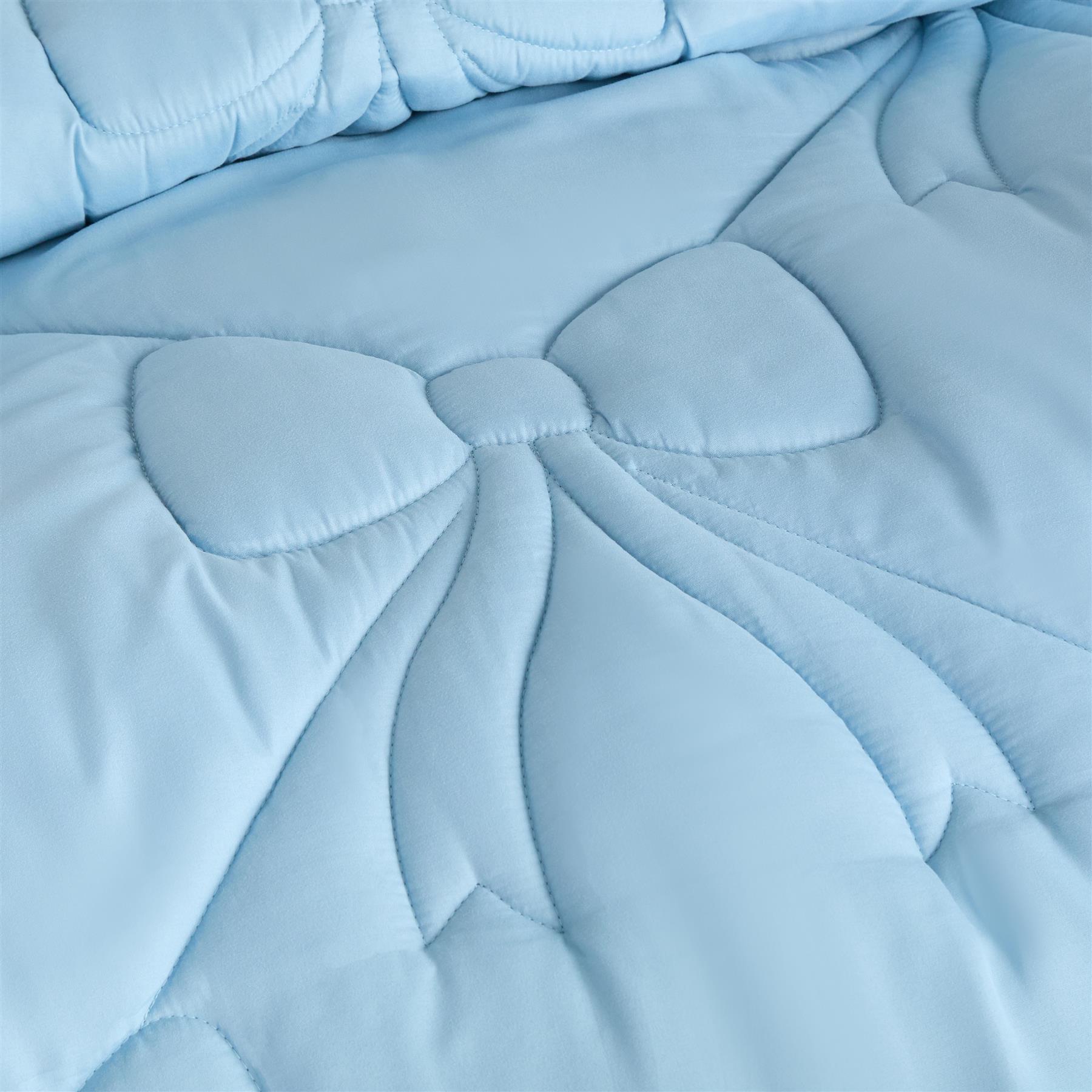 OHS Bow Lattice Coverless 7.5 TOG Duvet Bedding Set with Pillowcase