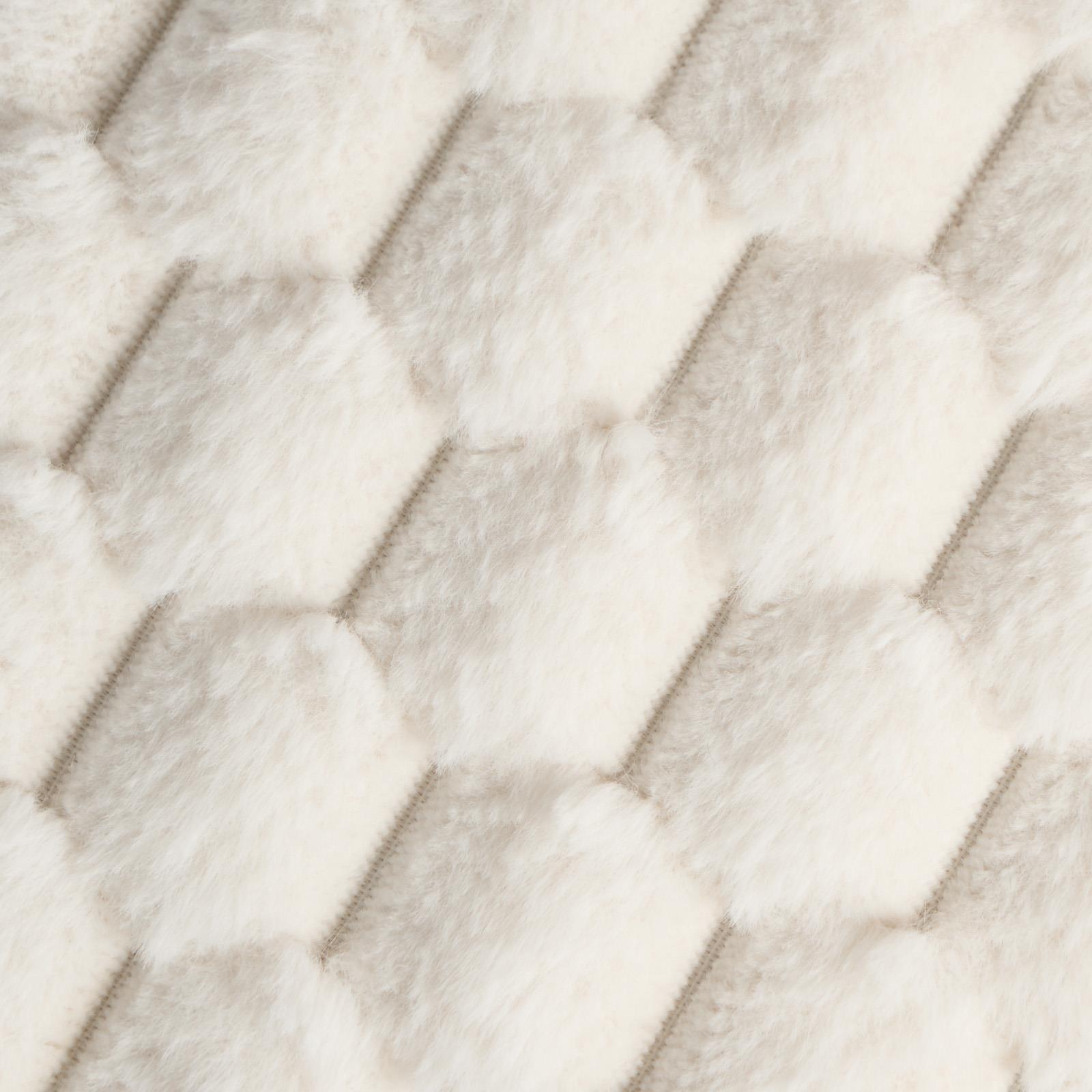 OHS Waffle Cushion Covers Faux Fur Soft Fleece Square Pillowcases Home Decor