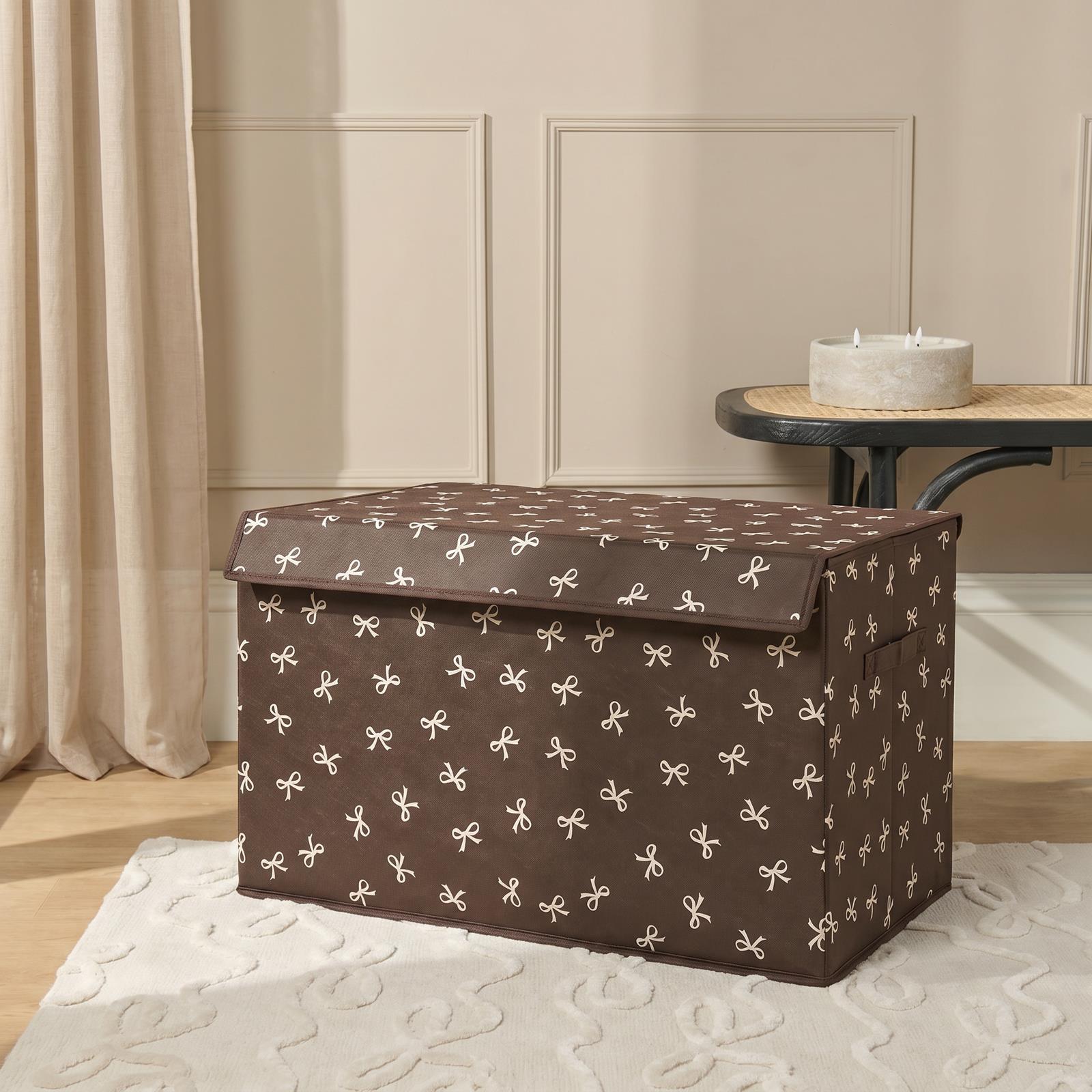 OHS Print Storage Box Large Folding Collaspsible Space Saving Organiser with Lid