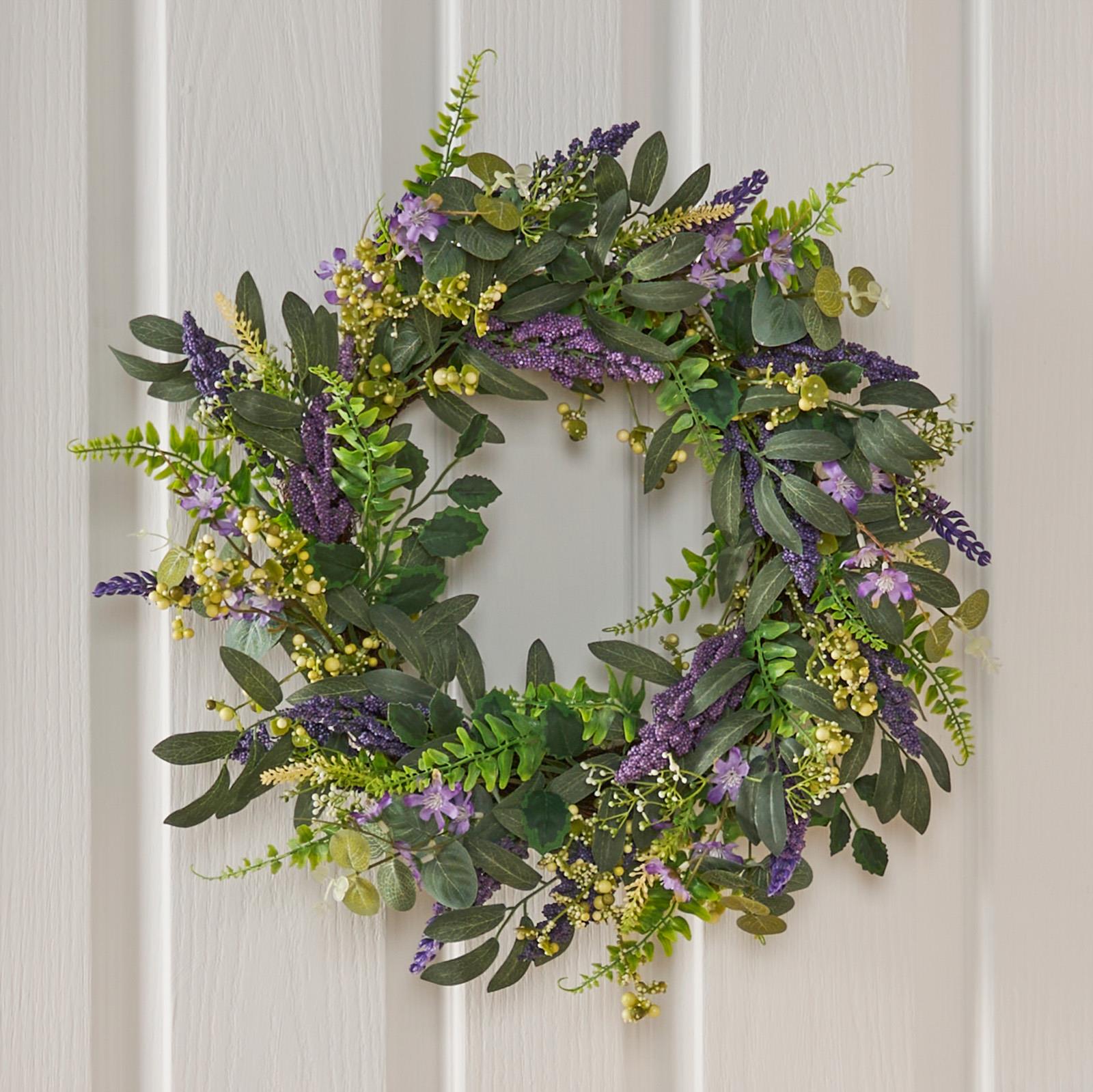 OHS Artificial Xmas Wreath Door Wall Home Party Table Decor Winter Spring