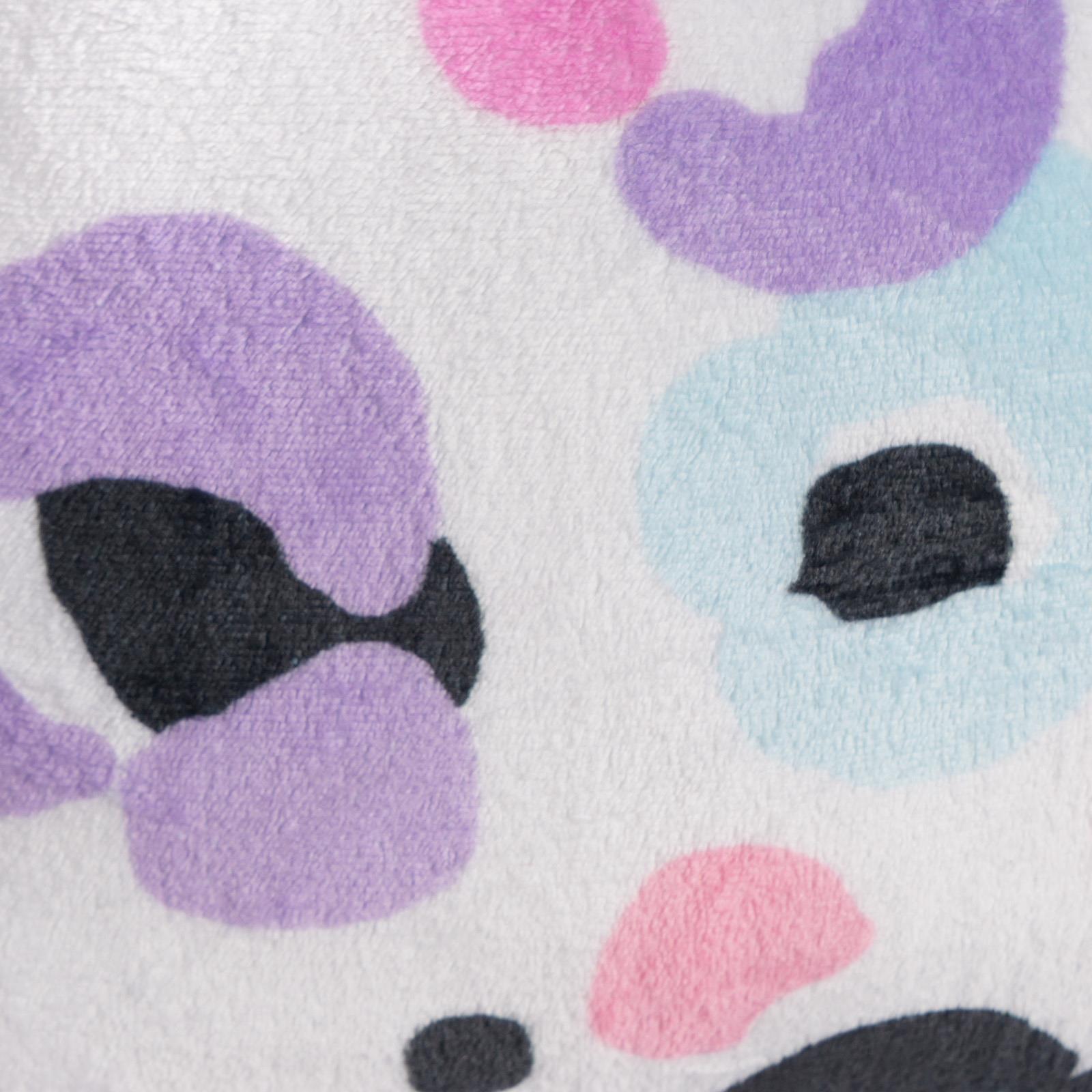 OHS Leopard Cuddle Cushion Kids Soft Fleece Reading Pillow Arms Lumbar Bed Chair