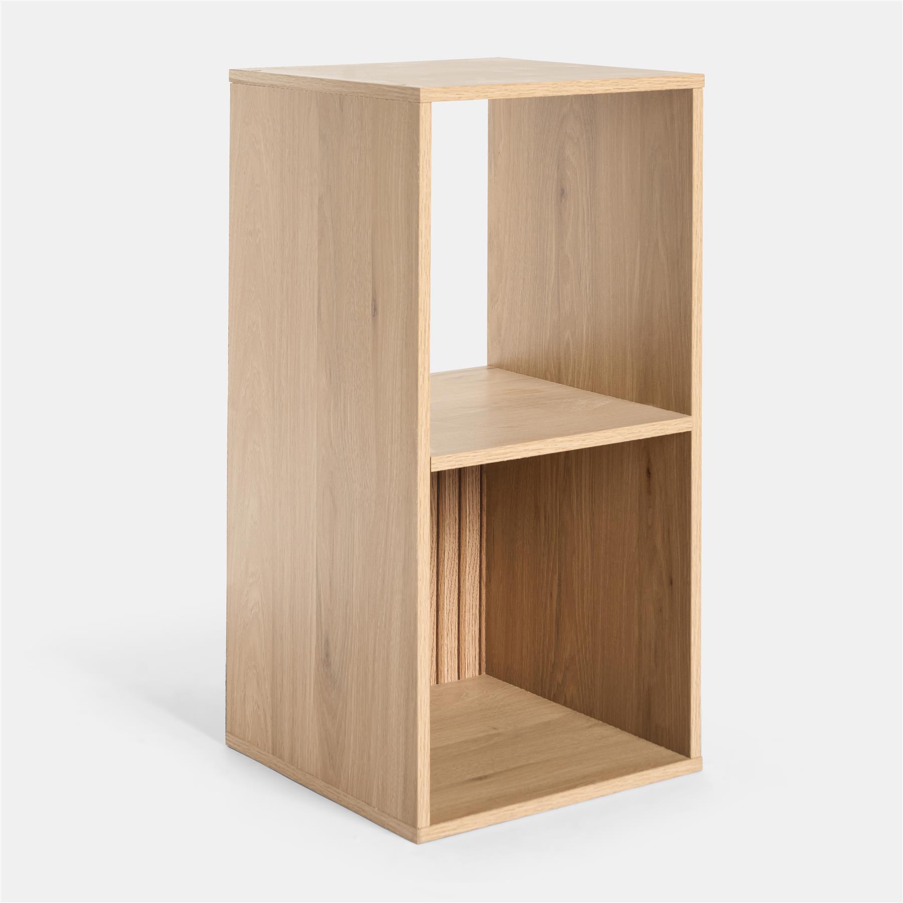 OHS Dallas Cube Storage Wood Effect Bookcase Freestanding Open Shelf Unit