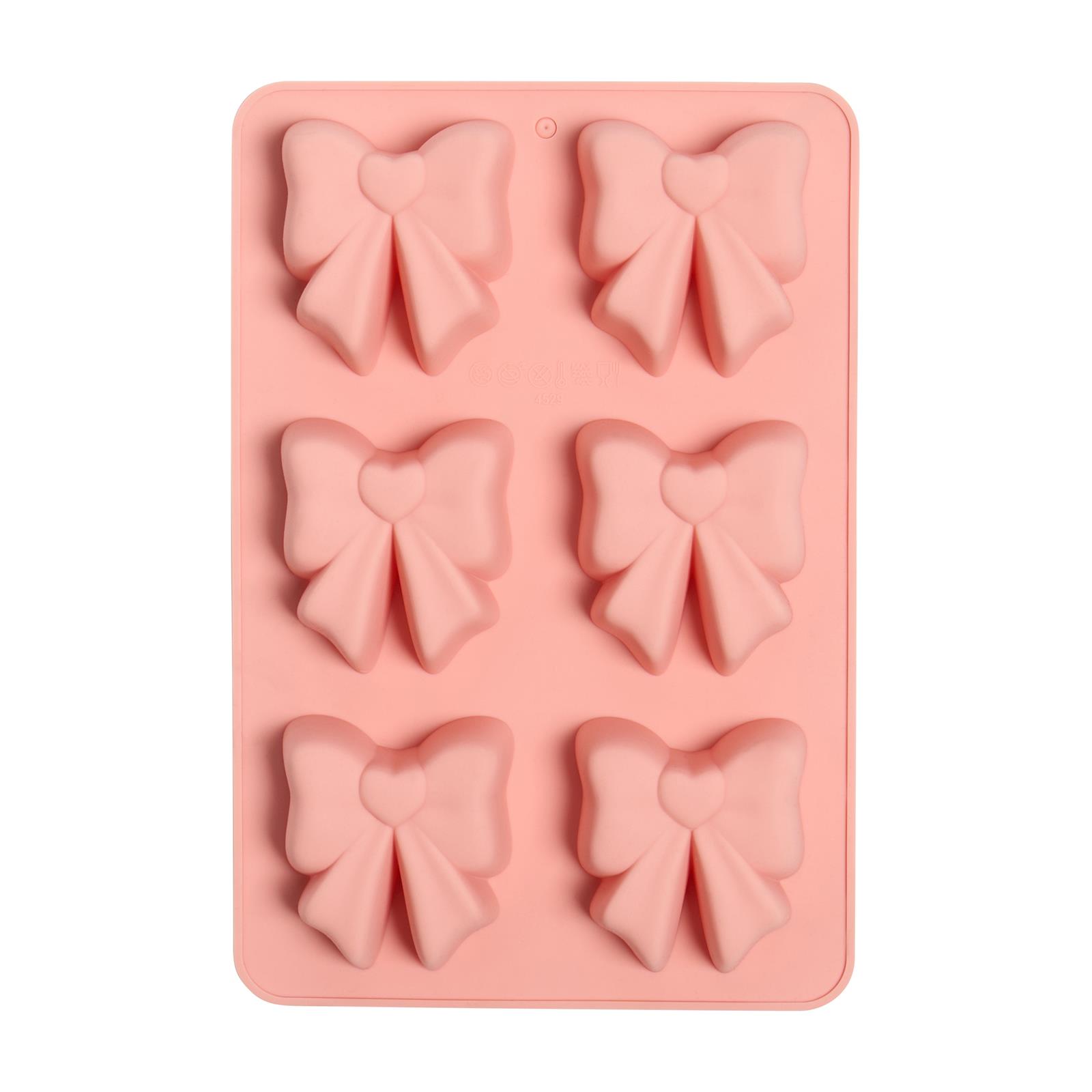 OHS Bow Shape Ice Cube Tray Silicone Ice Maker Mould Easy Release BPA Free