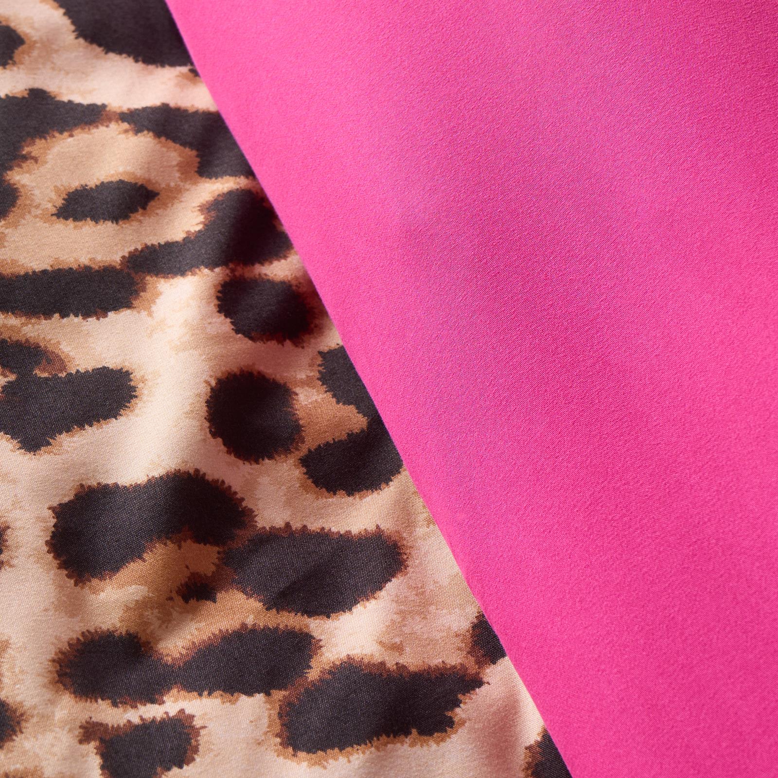 OHS Leopard Reversible Duvet Cover Microfibre Bedding Set with Pillowcase