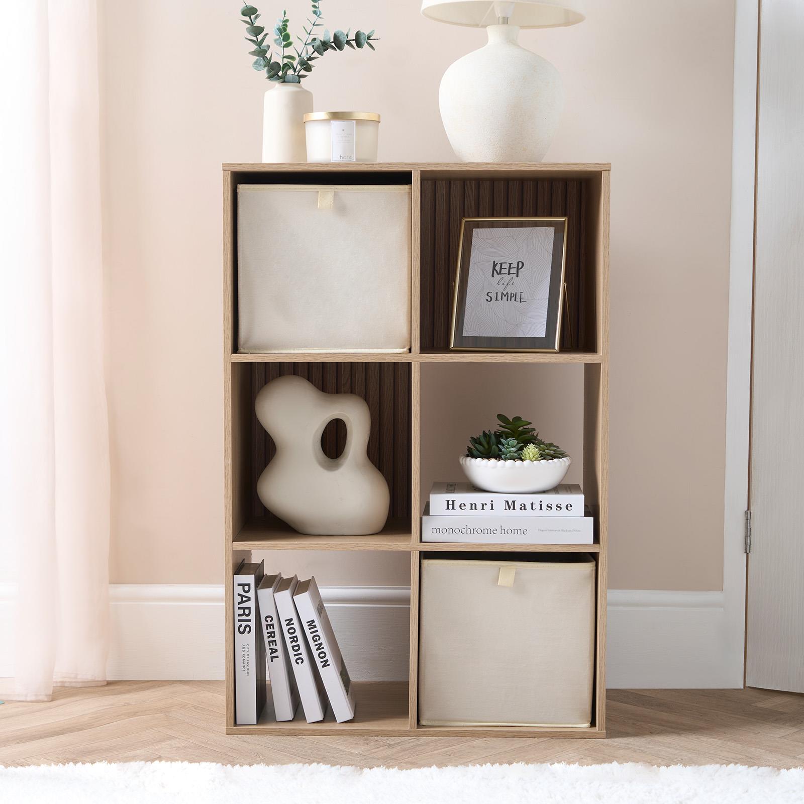 OHS Multi Pack of Matte Velvet Storage Boxes Stylish Foldable Set Square Cube