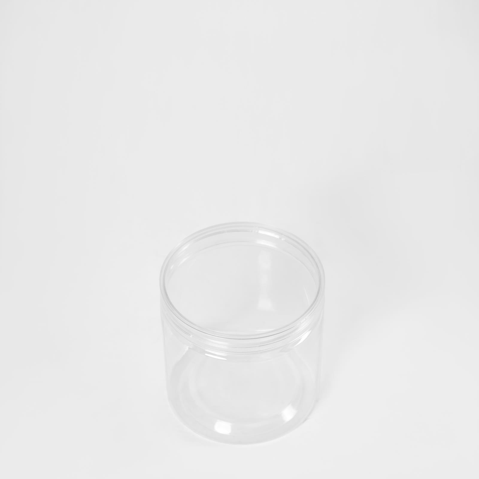 Storage Jar Round Plastic Food Organiser Tea Coffee Sugar Holder Tub Kitchen Pot