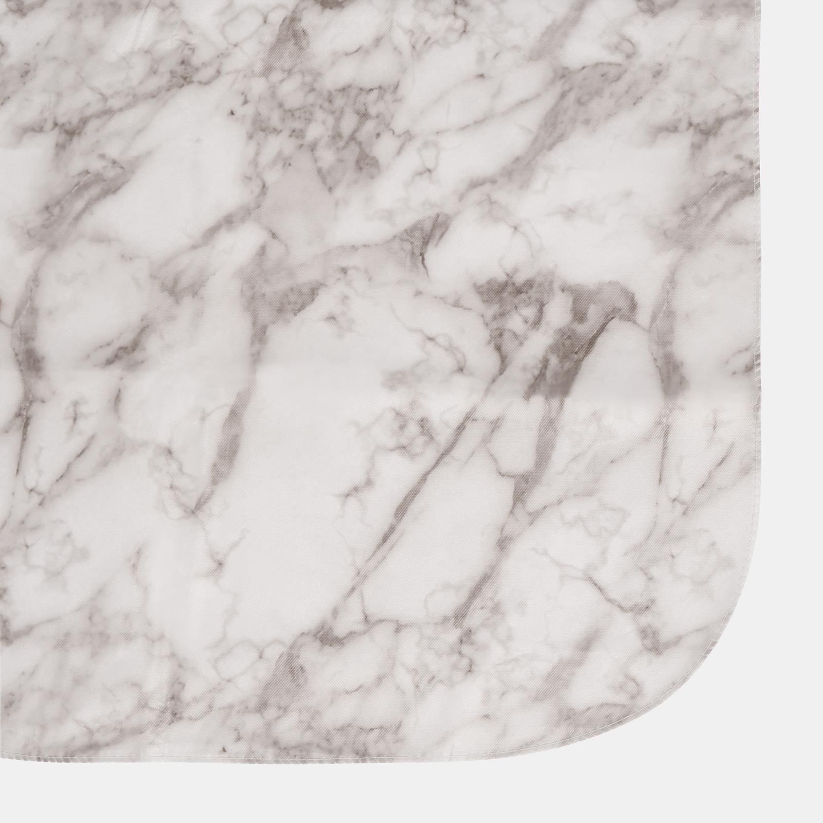OHS Marble Effect Tablecloth PVC Table Protector Home Decor Tableware