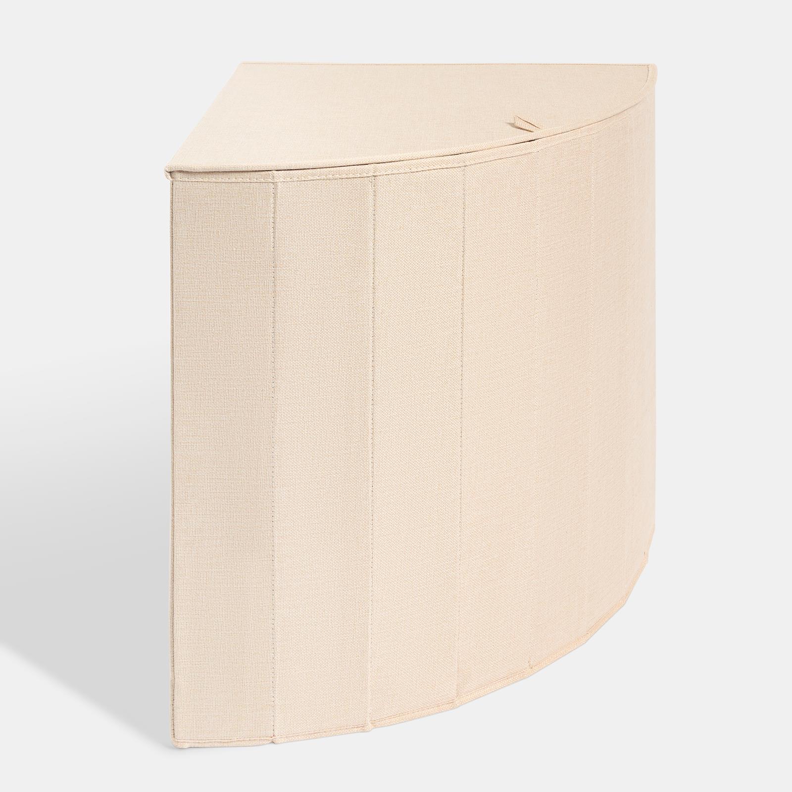 OHS Corner Laundry Basket Folding Hamper Bag Clothes Bin Storage with Lid