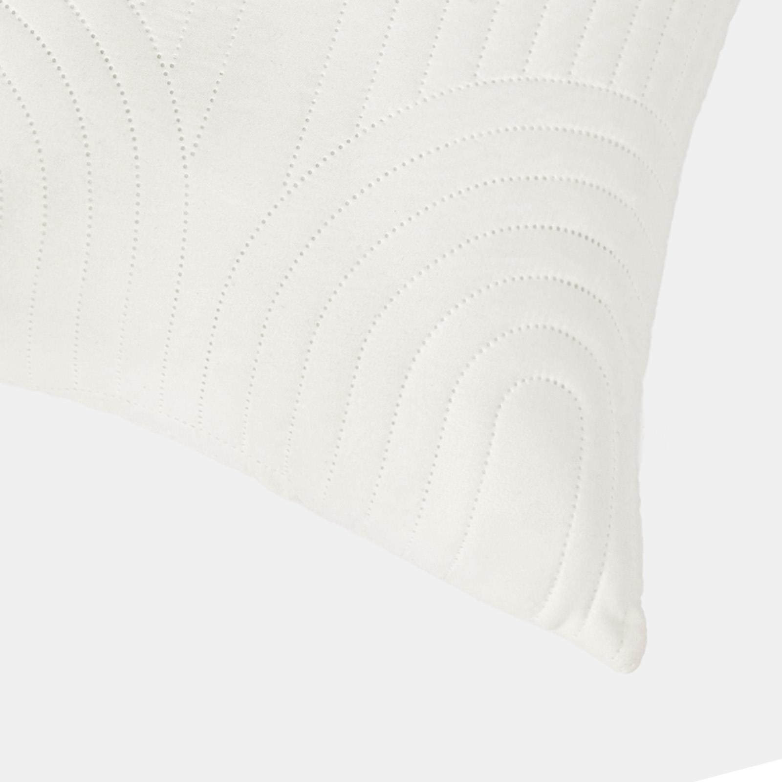 OHS Arches Quilted Cushion Covers Pinsonic Square Pillowcases Filled