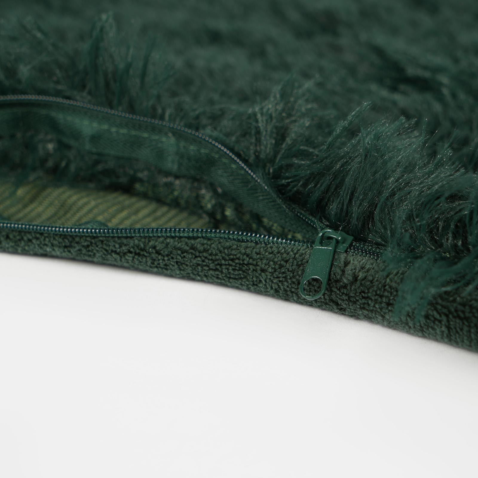 Sienna Set of 2 Fluffy Cushion Covers Shaggy Set Scatter Sofa 18